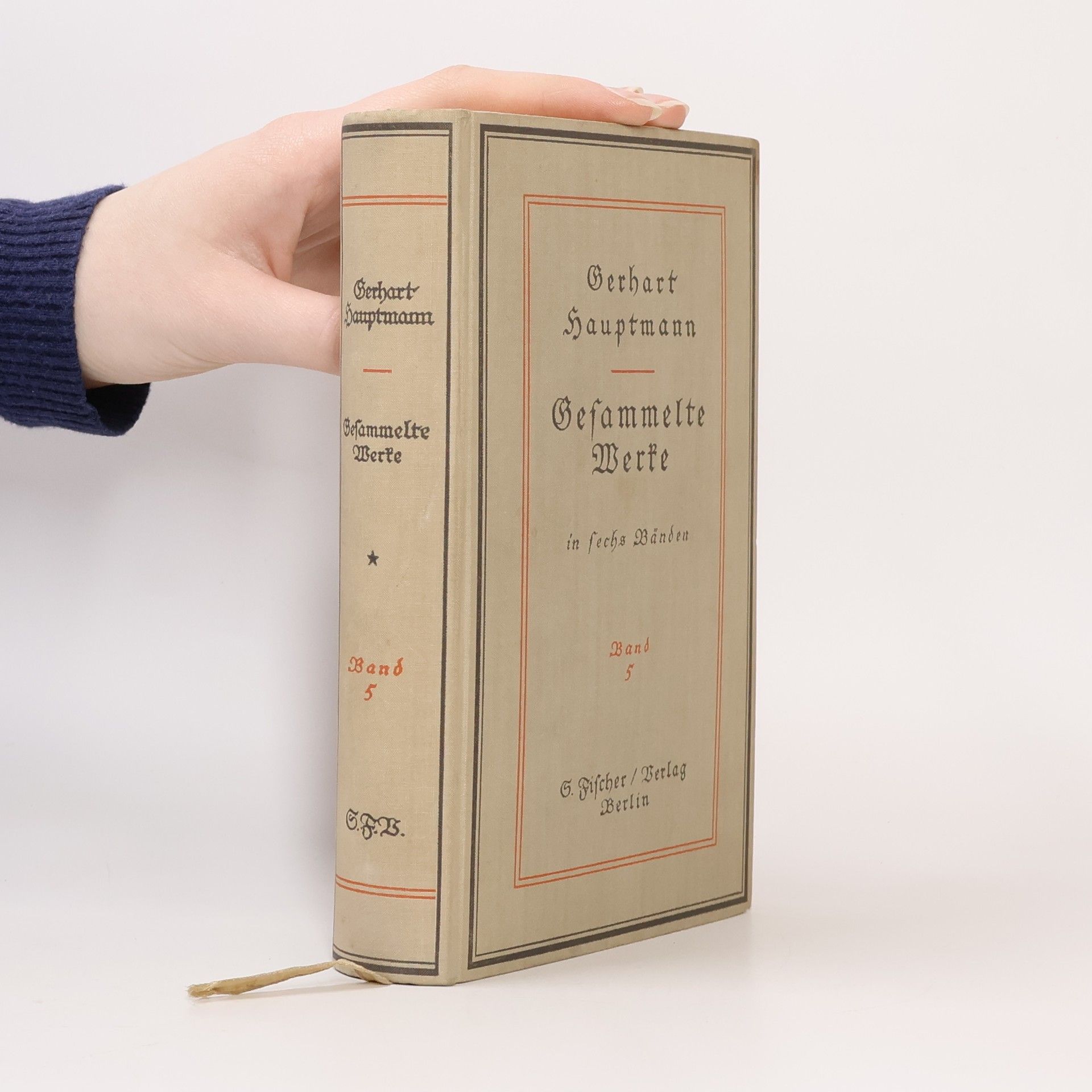 Gerhart Hauptmann Gesammelte Werke. Band 5