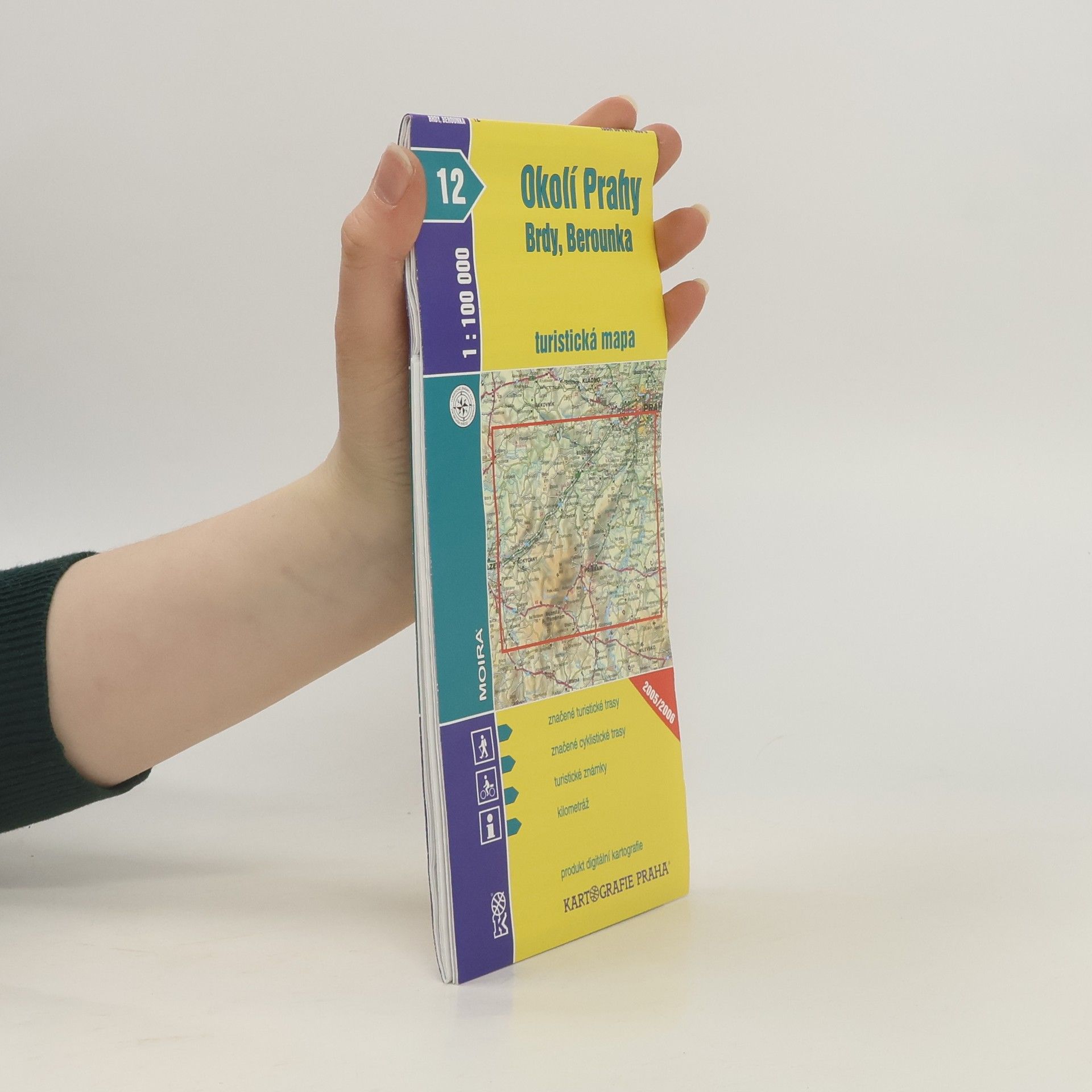 Kartografie Praha Okolí Prahy, Brdy, Berounka