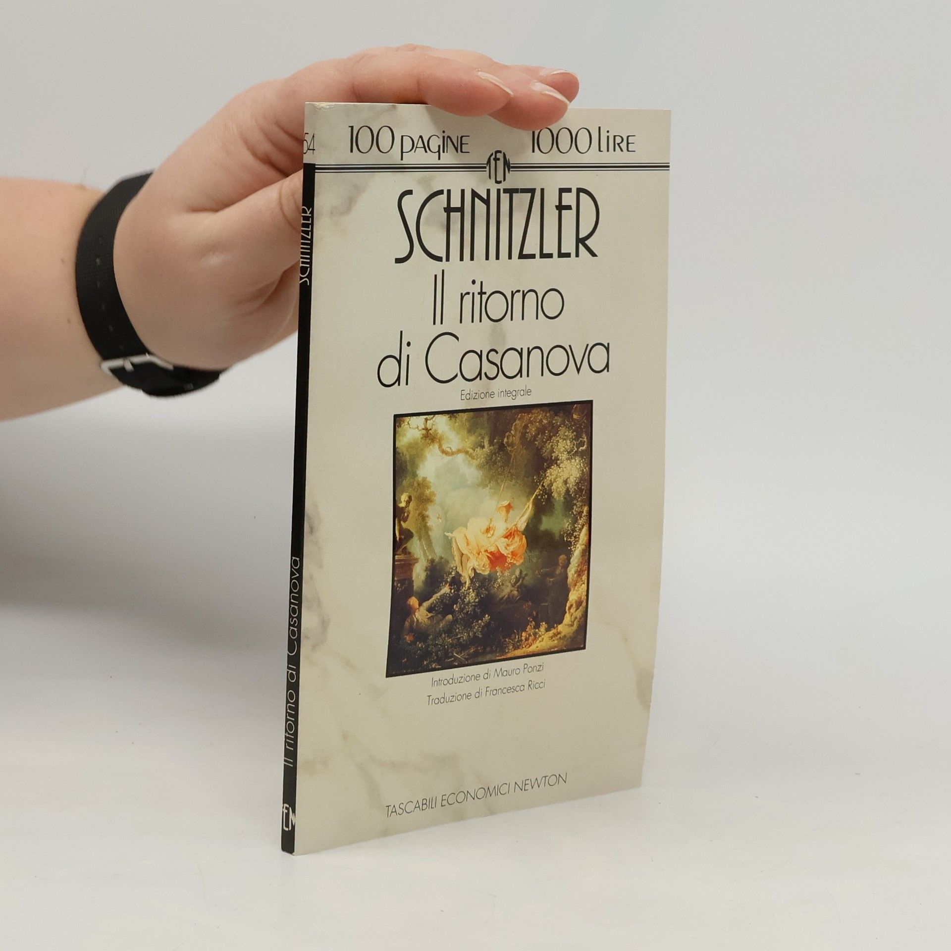 Arthur Schnitzler Tascabili Economici Newton: Il ritorno di Casanova
