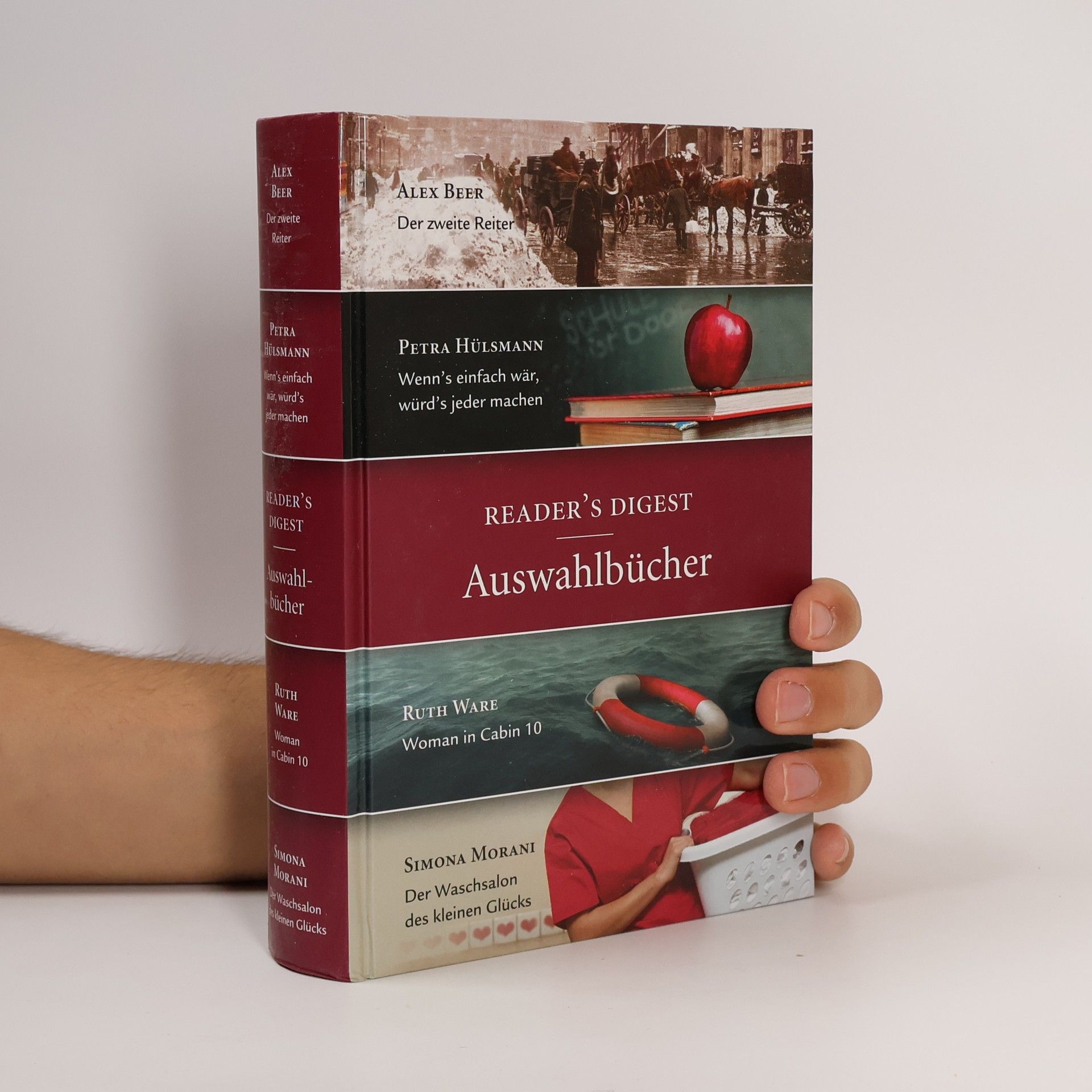 Reader's Digest Auswahlbücher. Der zweite Reiter. Wenn's einfach wär, würd's jeder machen. Woman in Cabin 10. Der Waschsalon des kleinen Glücks.