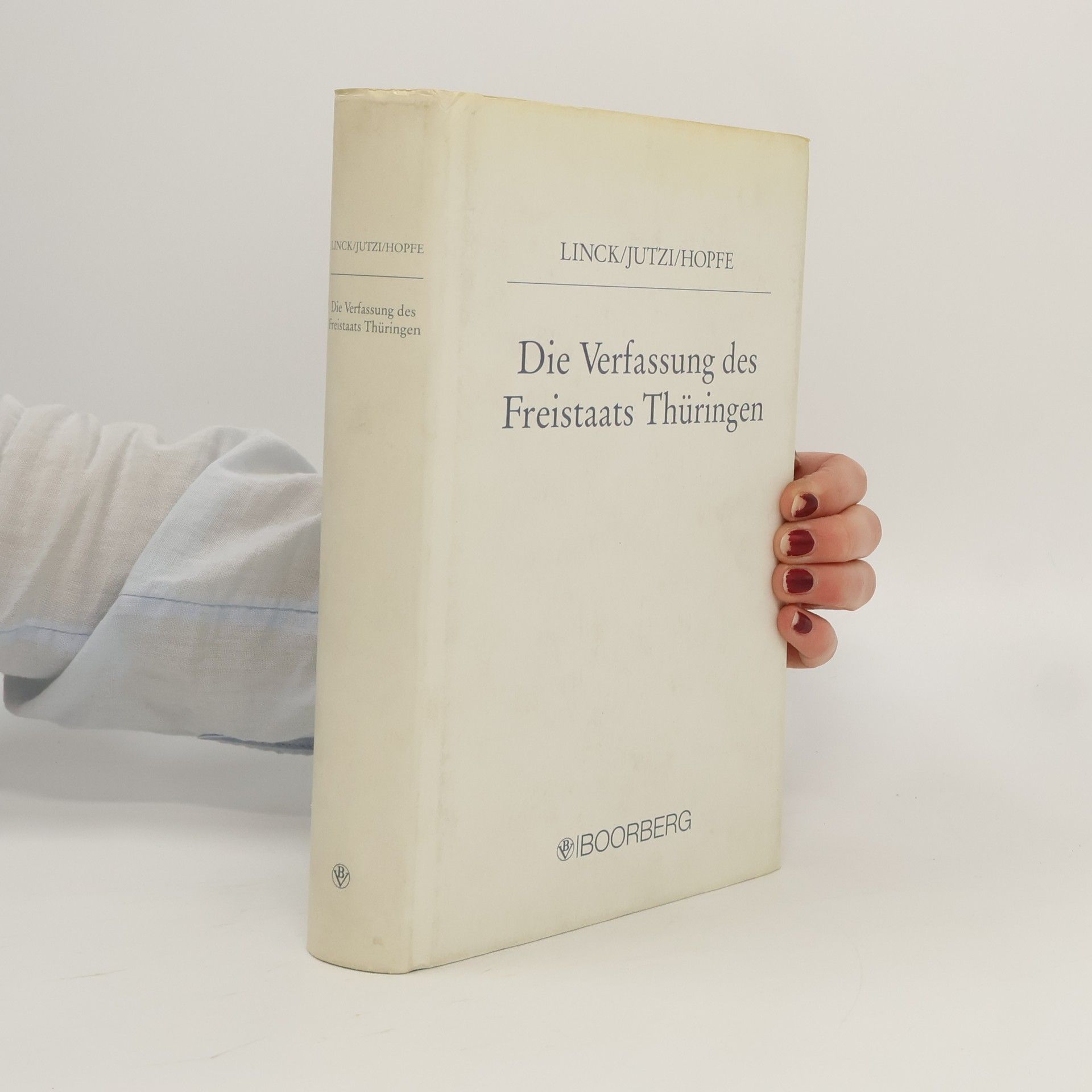 Joachim Linck Die Verfassung des Freistaats Thüringen