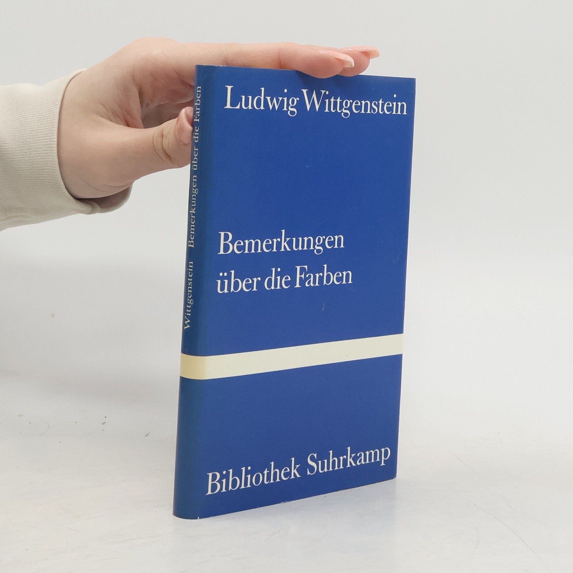 Ludwig Wittgenstein Bemerkungen über die Farben