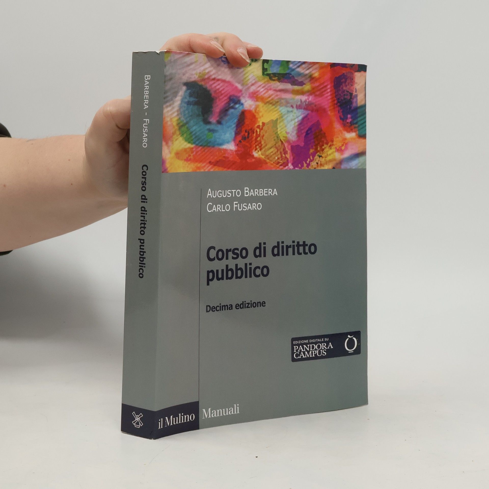 Augusto Barbera Manuali: Corso di diritto pubblico