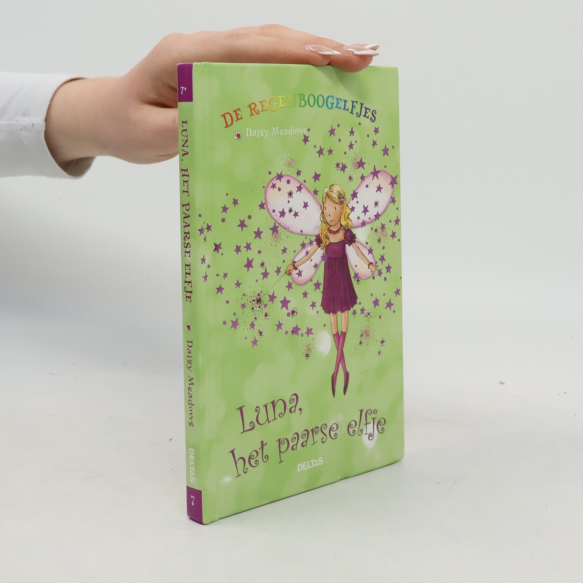 Daisy Meadows De regenboogelfjes / 7 Luna, het paarse elfje / druk 1