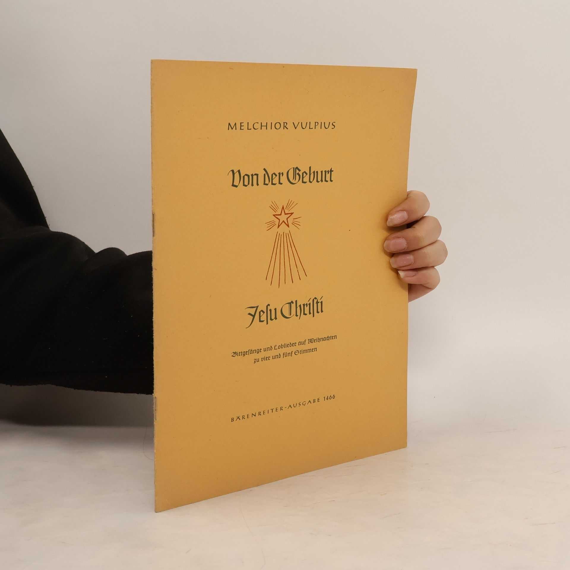 Melchior Vulpius Von der Geburt Jesu Christi