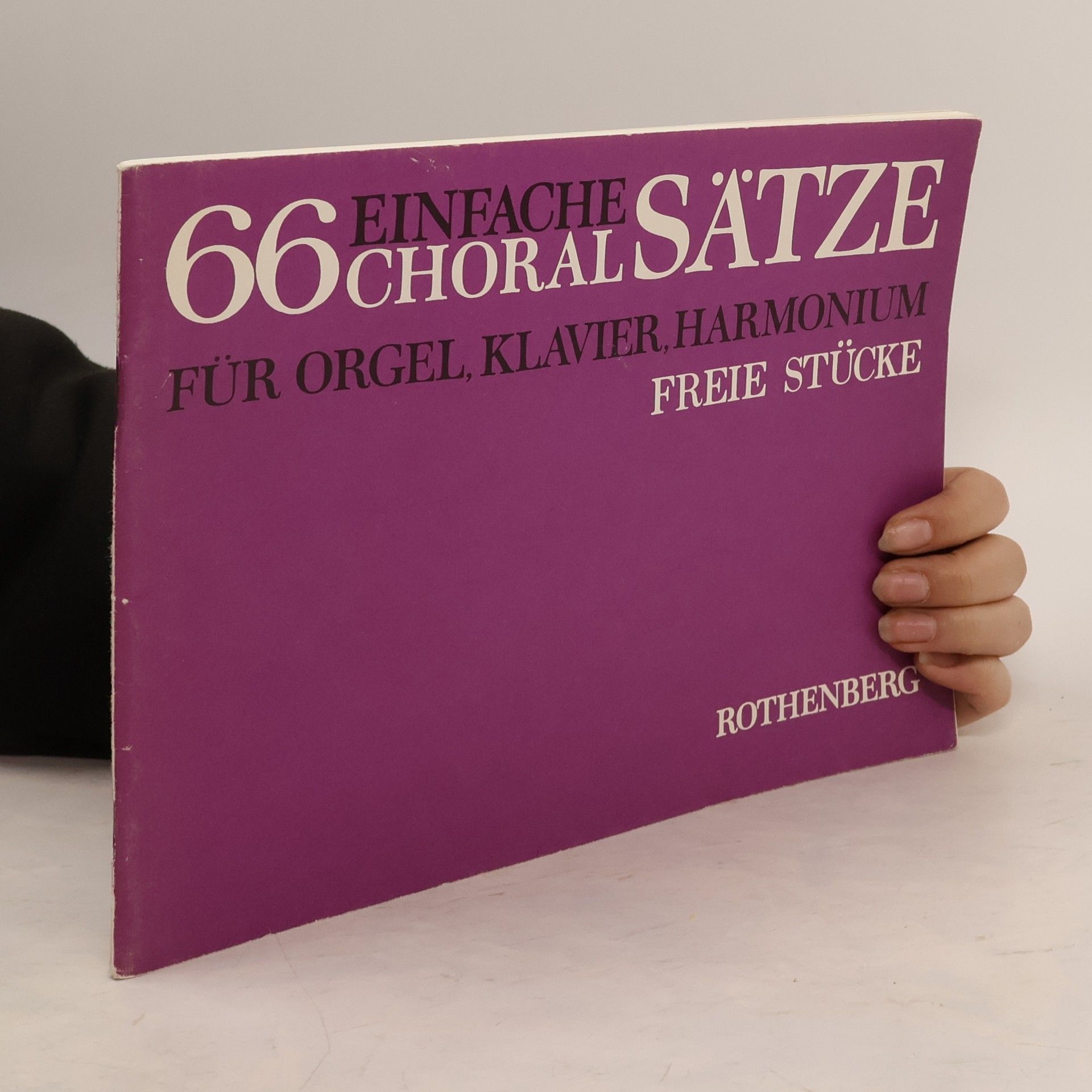 Autores varios 66 einfache Choralsätze für Orgel