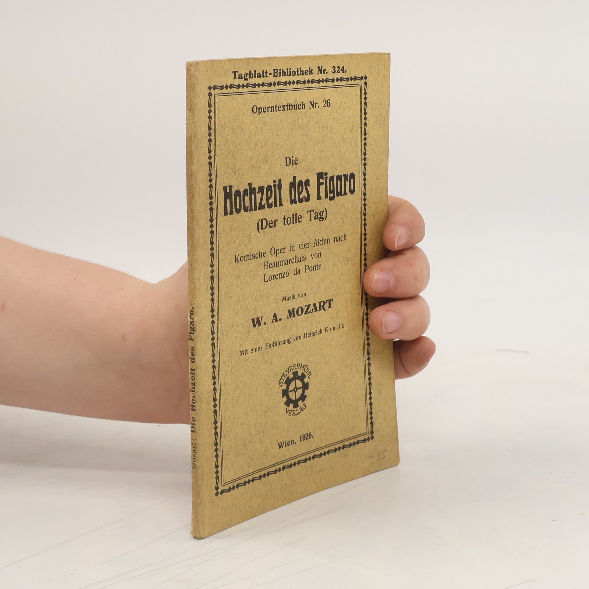 Wolfgang Amadeus Mozart Die Hochzeit des Figaro