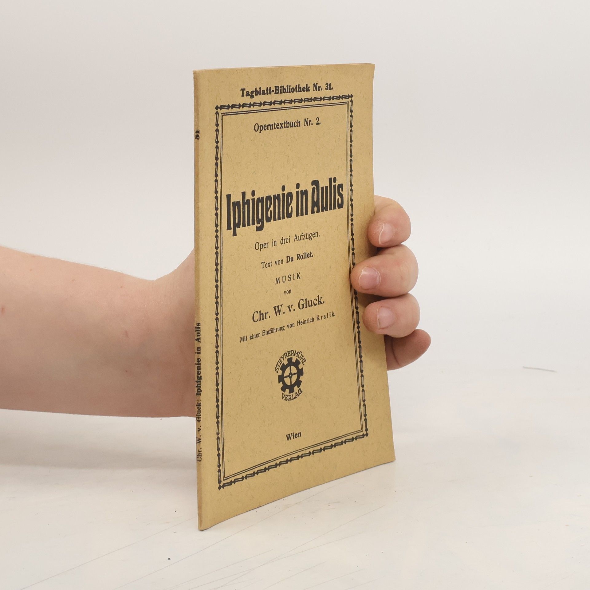 Heinrich Kralik Iphigenie in Aulis