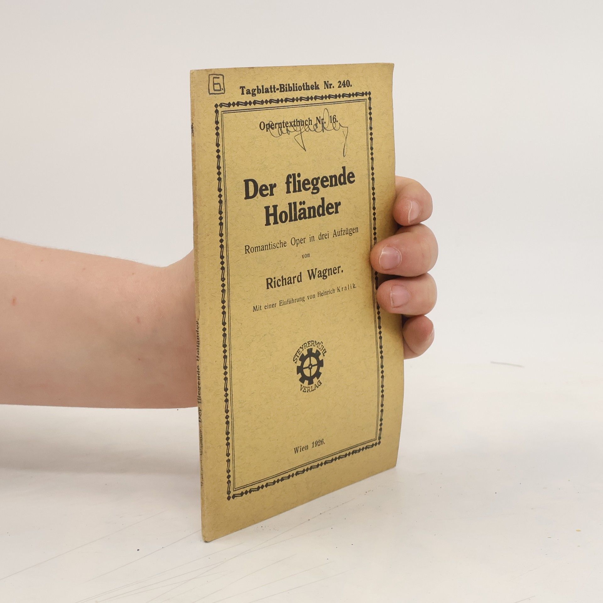 Richard Wagner Der fliegende Holländer