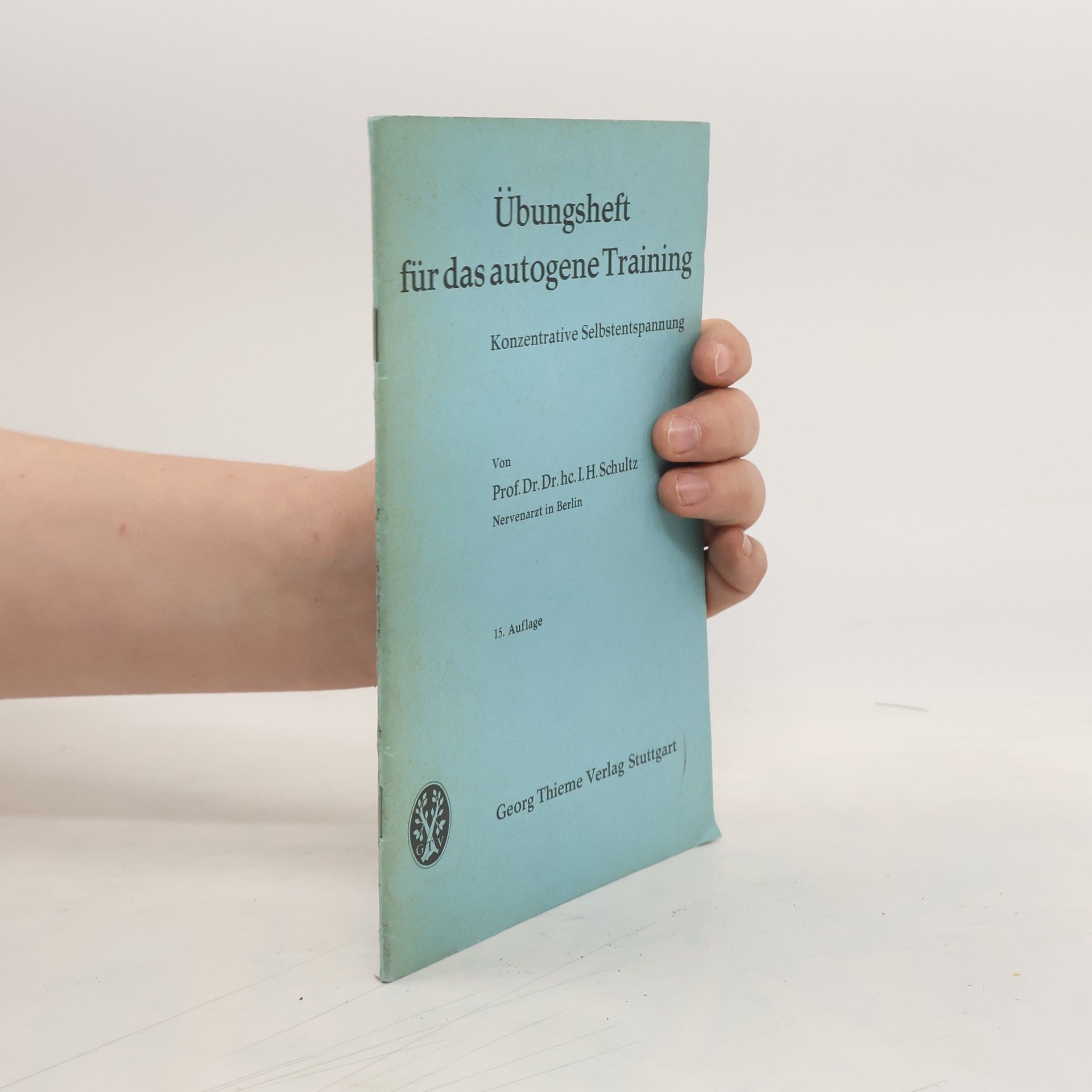 Übungsheft für das autogene Training