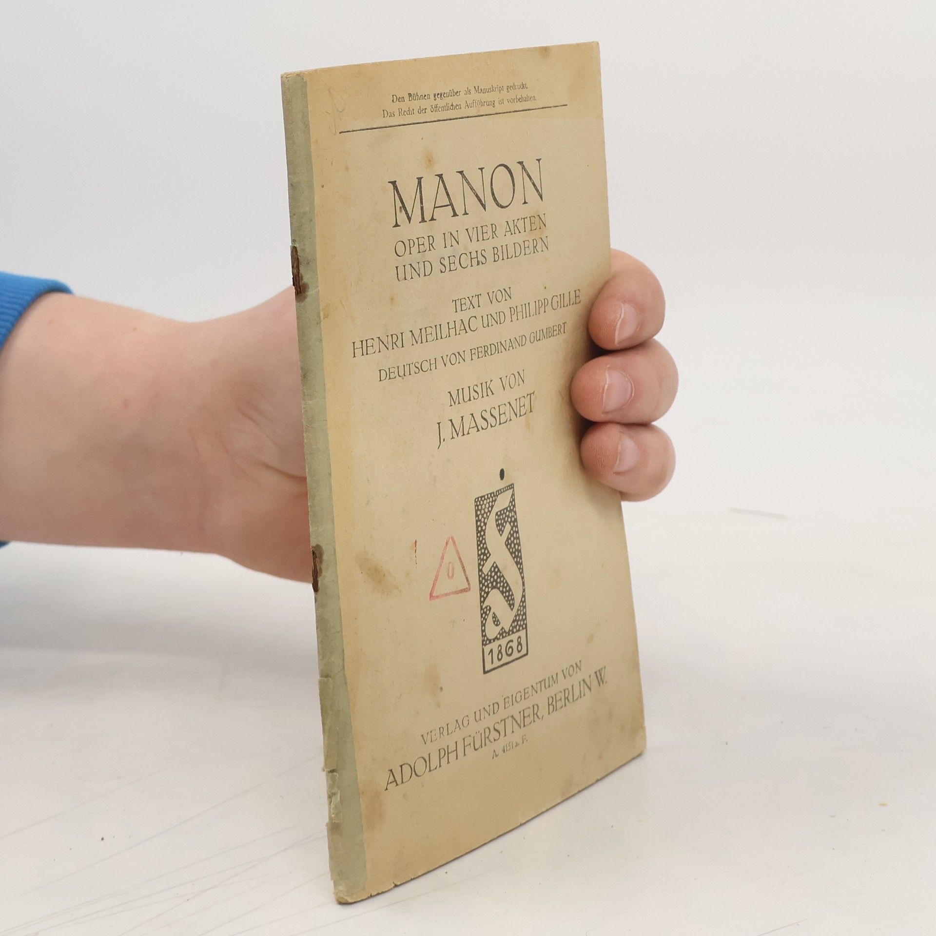 Jules Massenet Manon