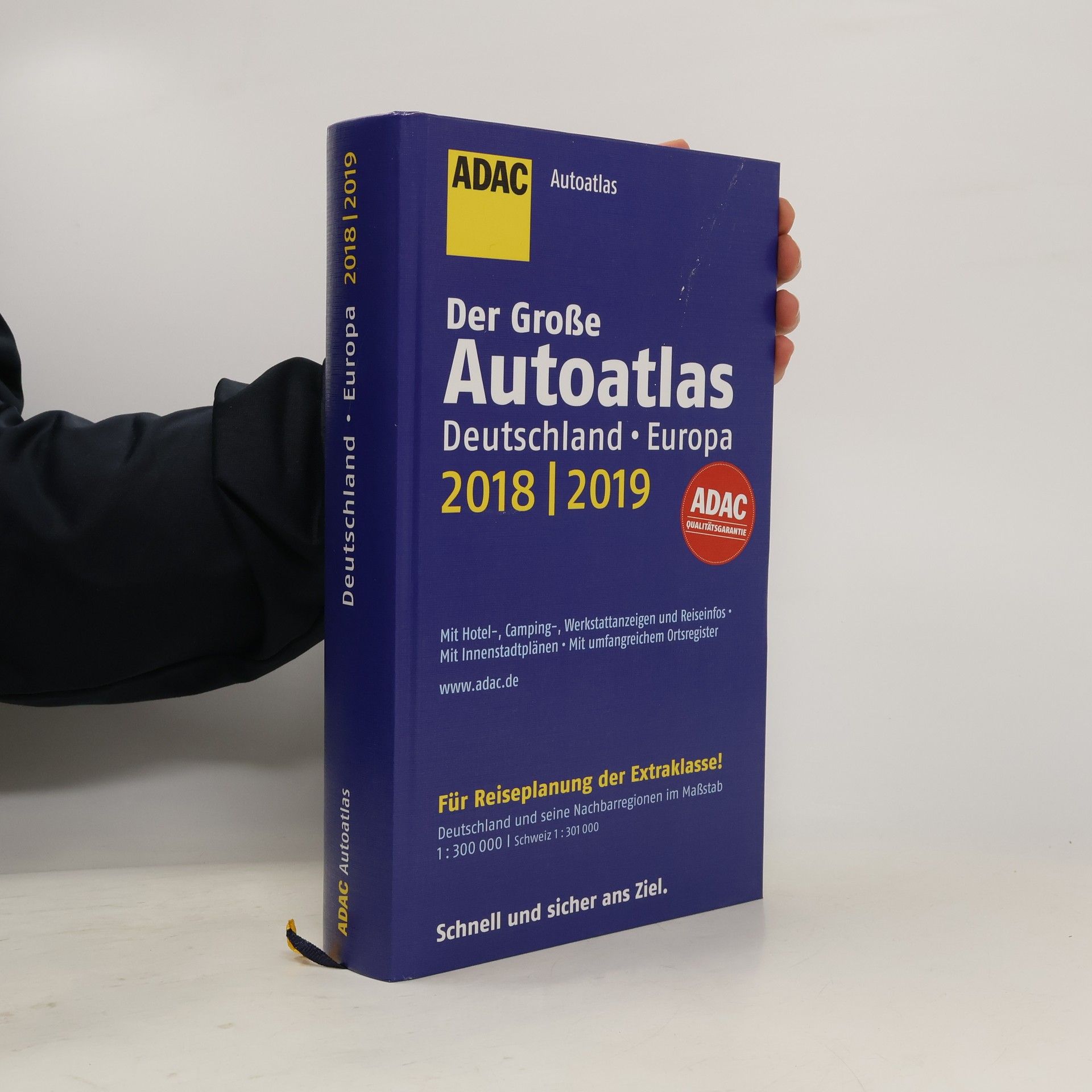Collectif d'auteurs Großer ADAC Autoatlas 2018/2019, Deutschland 1:300 000, Europa 1:750 000