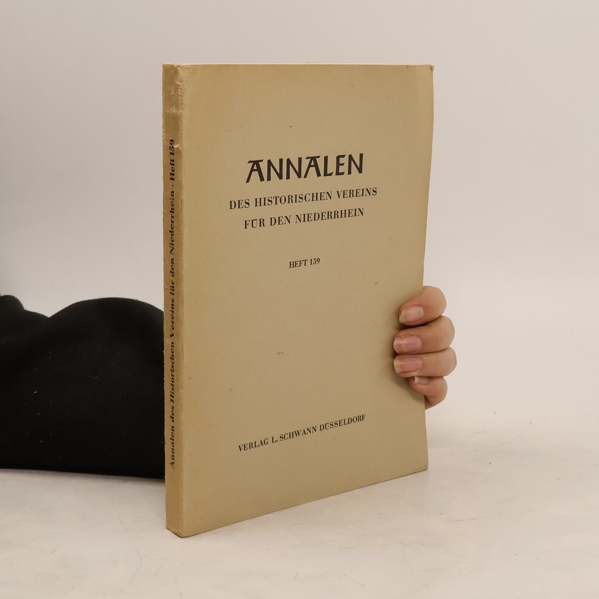 Kolektiv autorů Annalen Des Historischen Vereins für Den Niederrhein. Heft 159