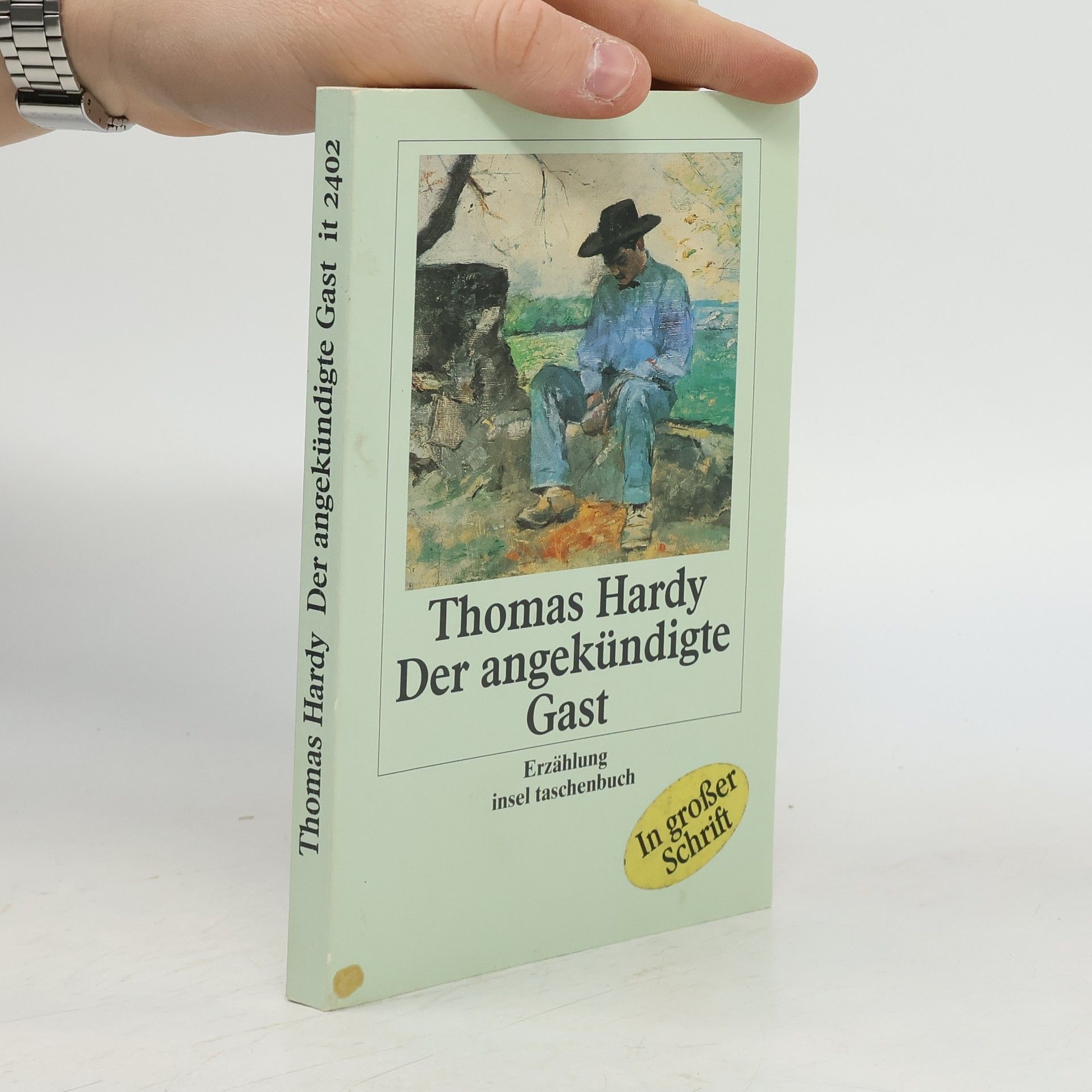 Insel Taschenbuch - 2402: Der angekündigte Gast. Erzählung. Großdruck.