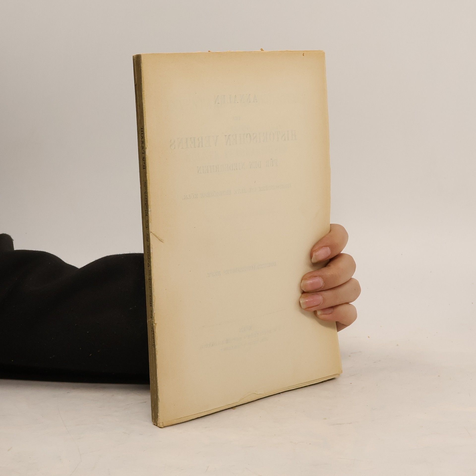 Annalen des historischen Vereins für den Niederrhein, insbesondere die alte Erzdiözese Köln. Inventare und Regesten aus den Kölner Pfarrarchiven III.Band