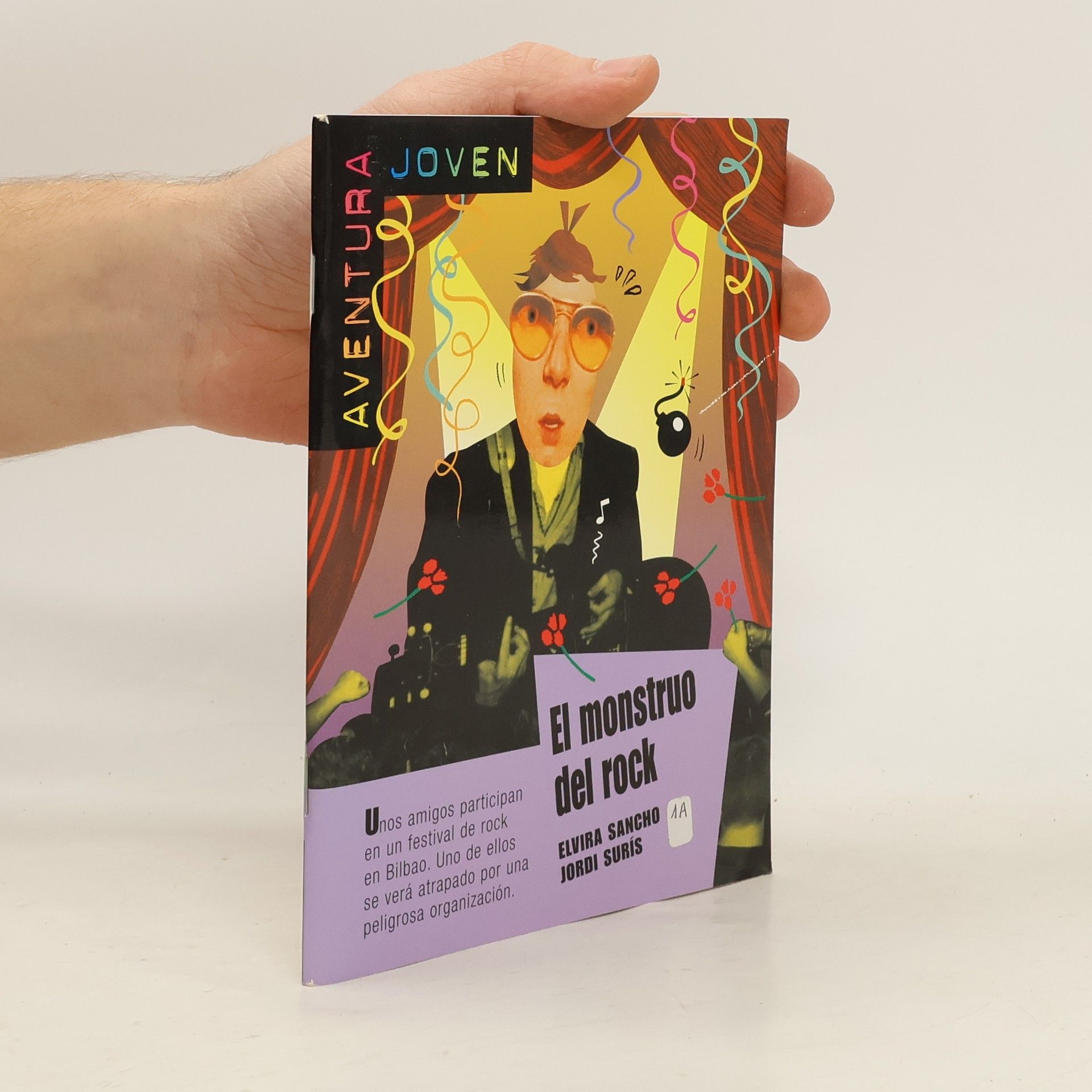 El monstruo del rock. Serie Aventura joven. Libro