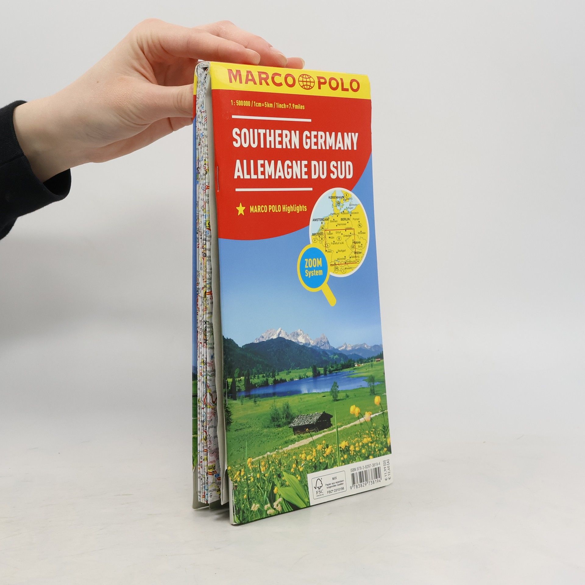 AA.VV. MARCO POLO Länderkarte Deutschland Süd 1:500.000
