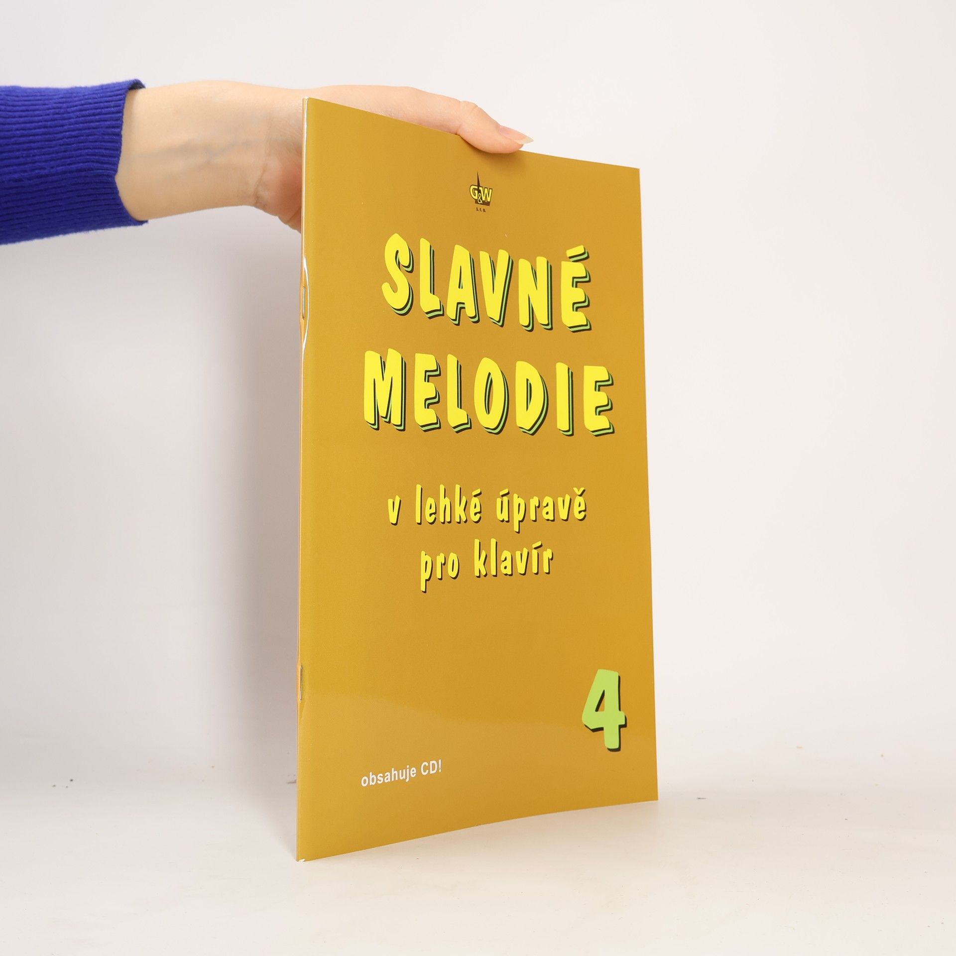 G+W Slavné melodie v lehké úpravě pro klavír 4.díl+CD