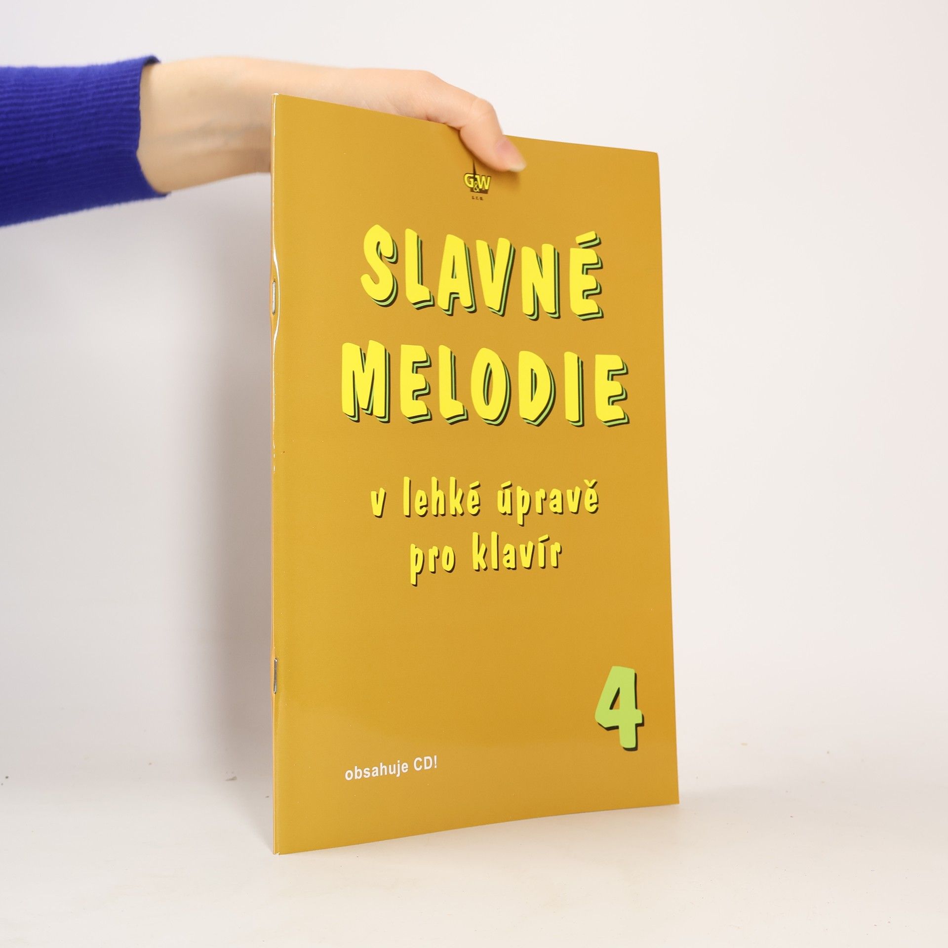 G+W Slavné melodie v lehké úpravě pro klavír 4.díl+CD