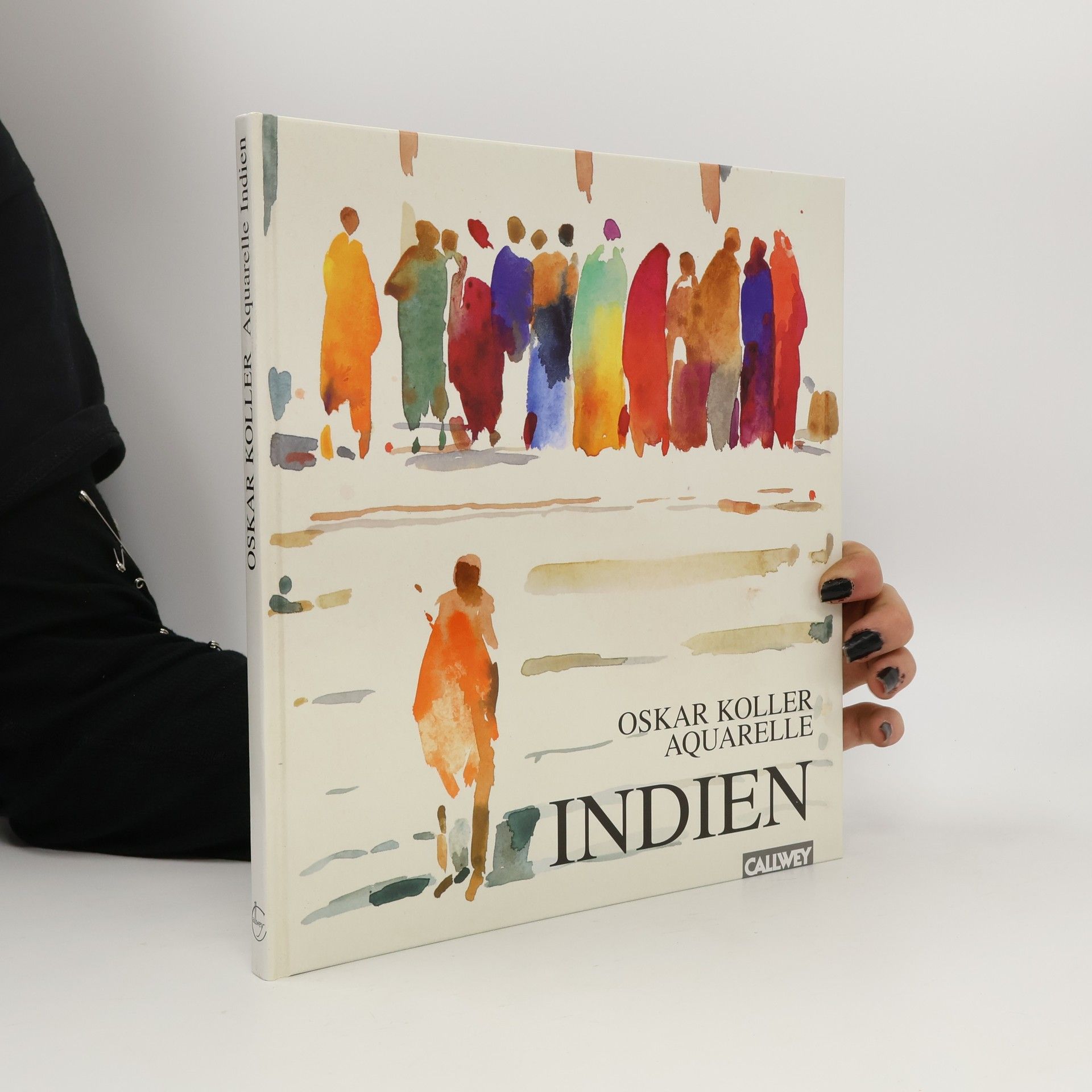 Oskar Koller Aquarelle - Indien