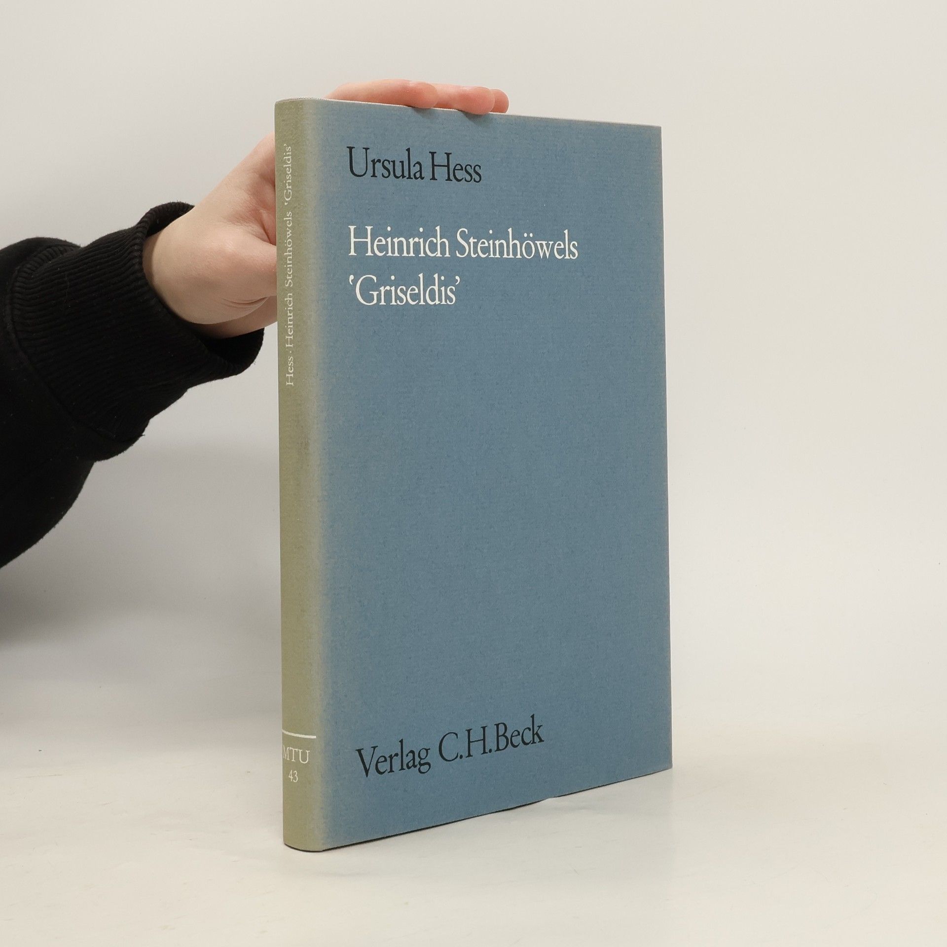 Ursula Hess-Müller Heinrich Steinhöwels Griseldis