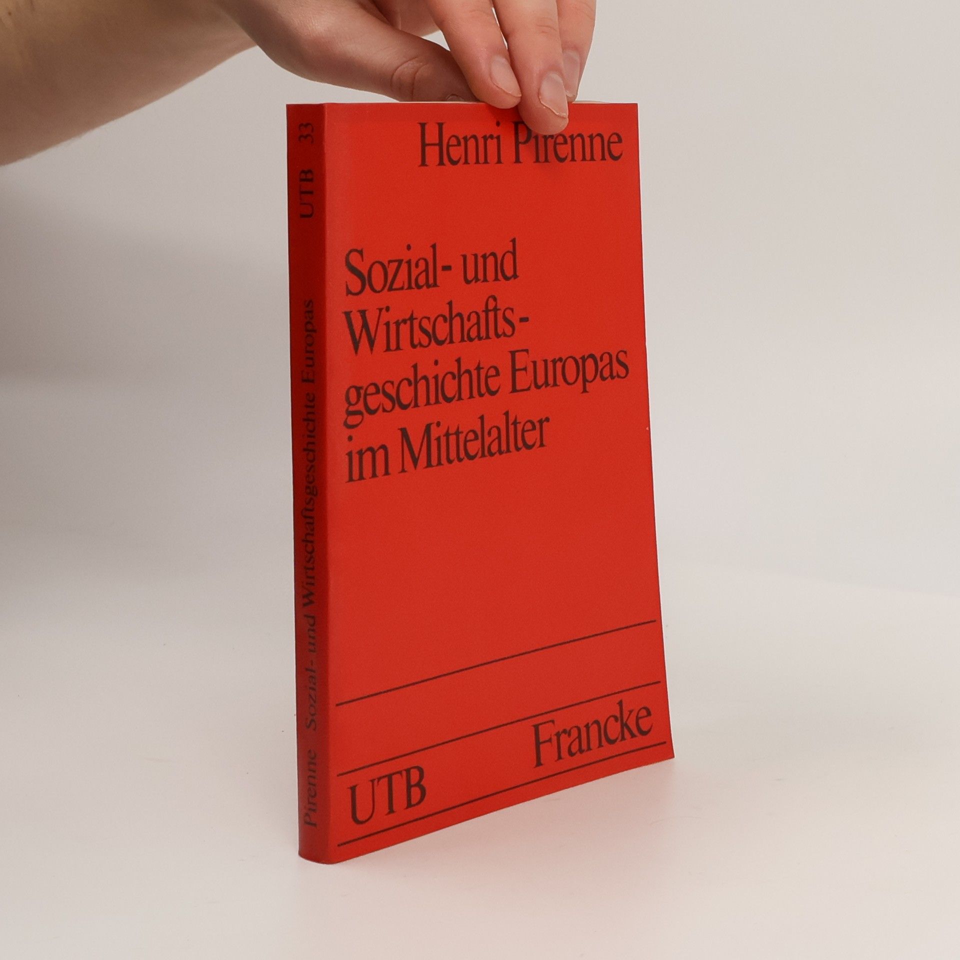 Henri Pirenne Sozial- und Wirtschaftsgeschichte Europas im Mittelalter