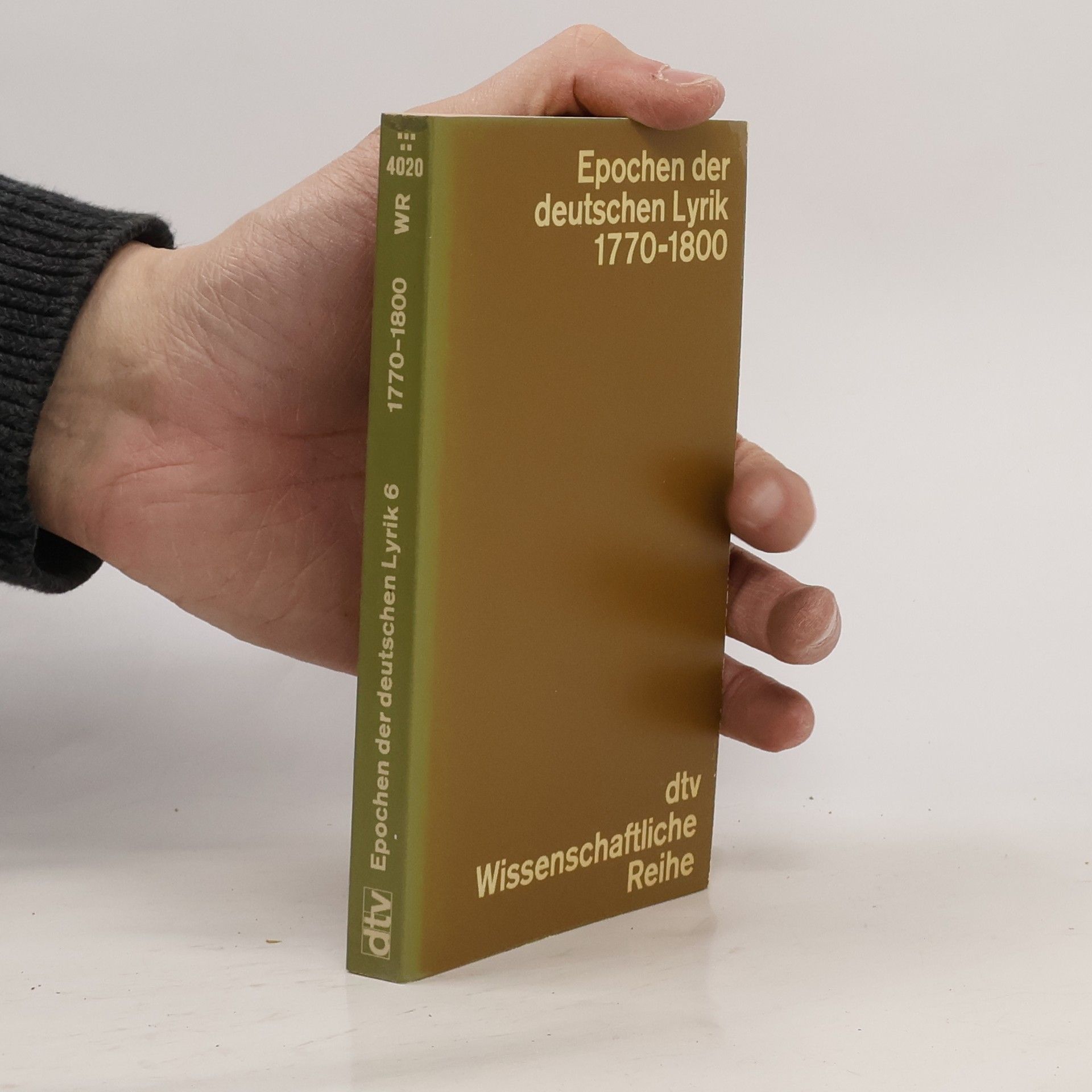 Auteurscollectief Epochen der deutschen Lyrik 6. 1770-1800