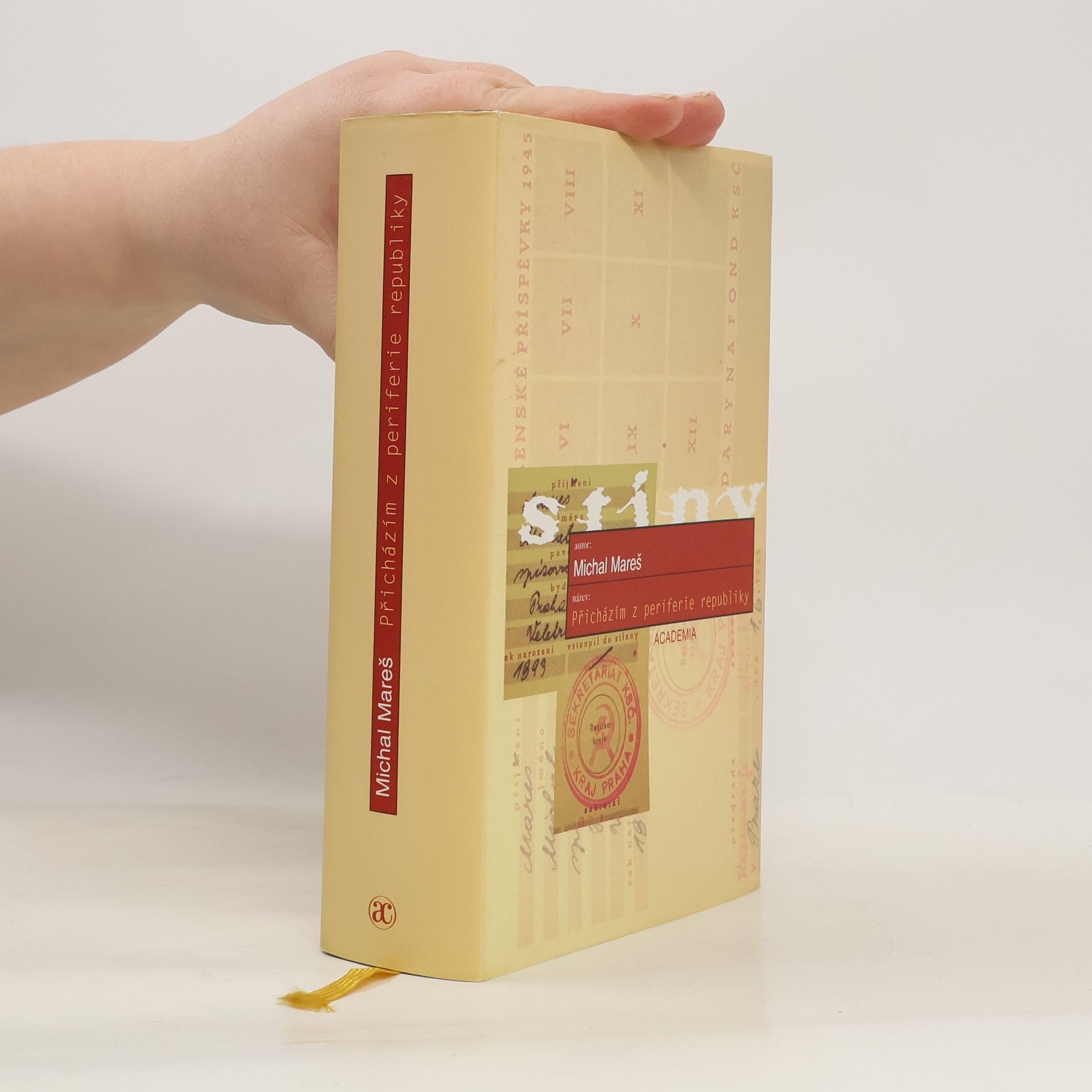 Michal Mareš Přicházím z periferie republiky