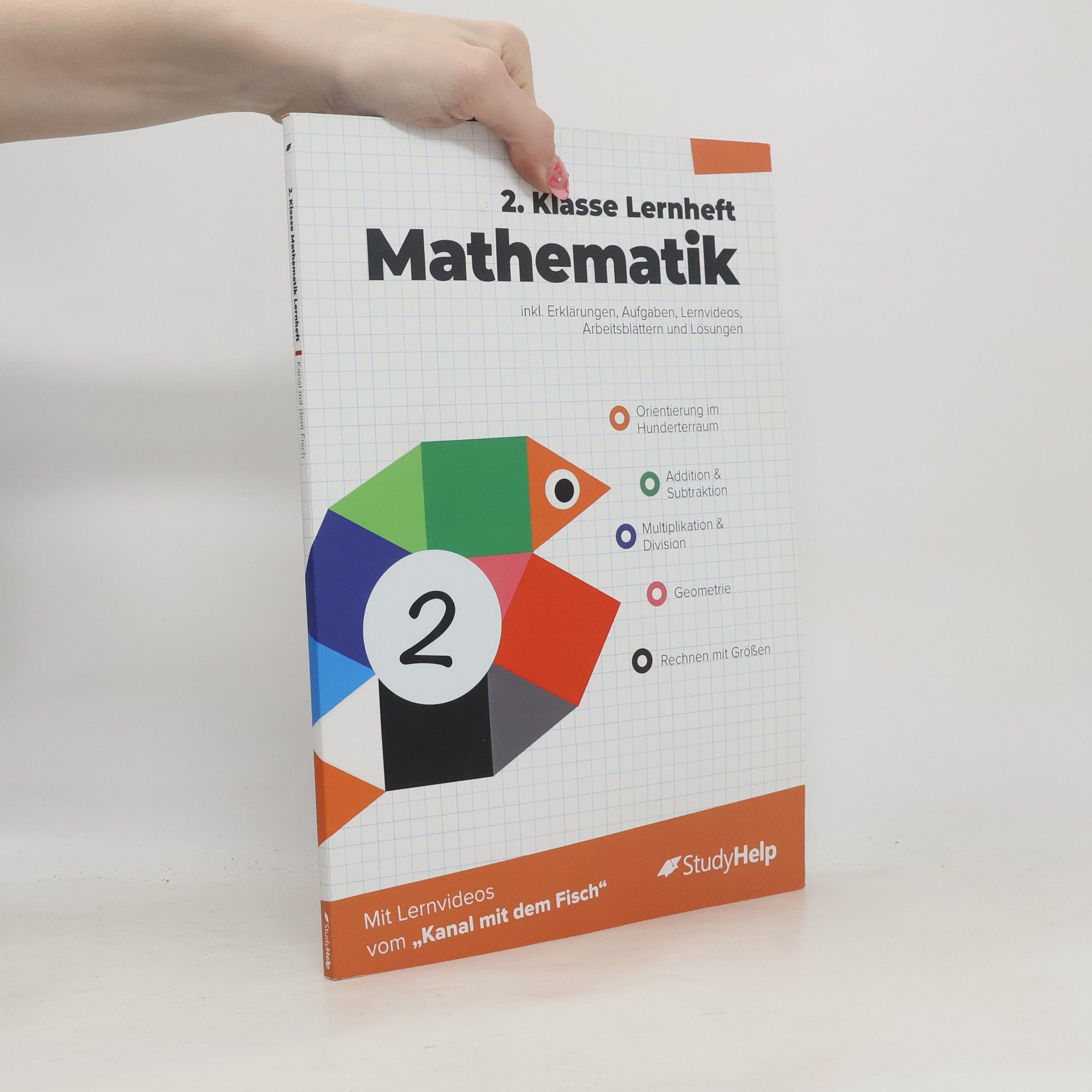 Kanal mit dem Fisch: 2. Klasse Mathematik Lernheft