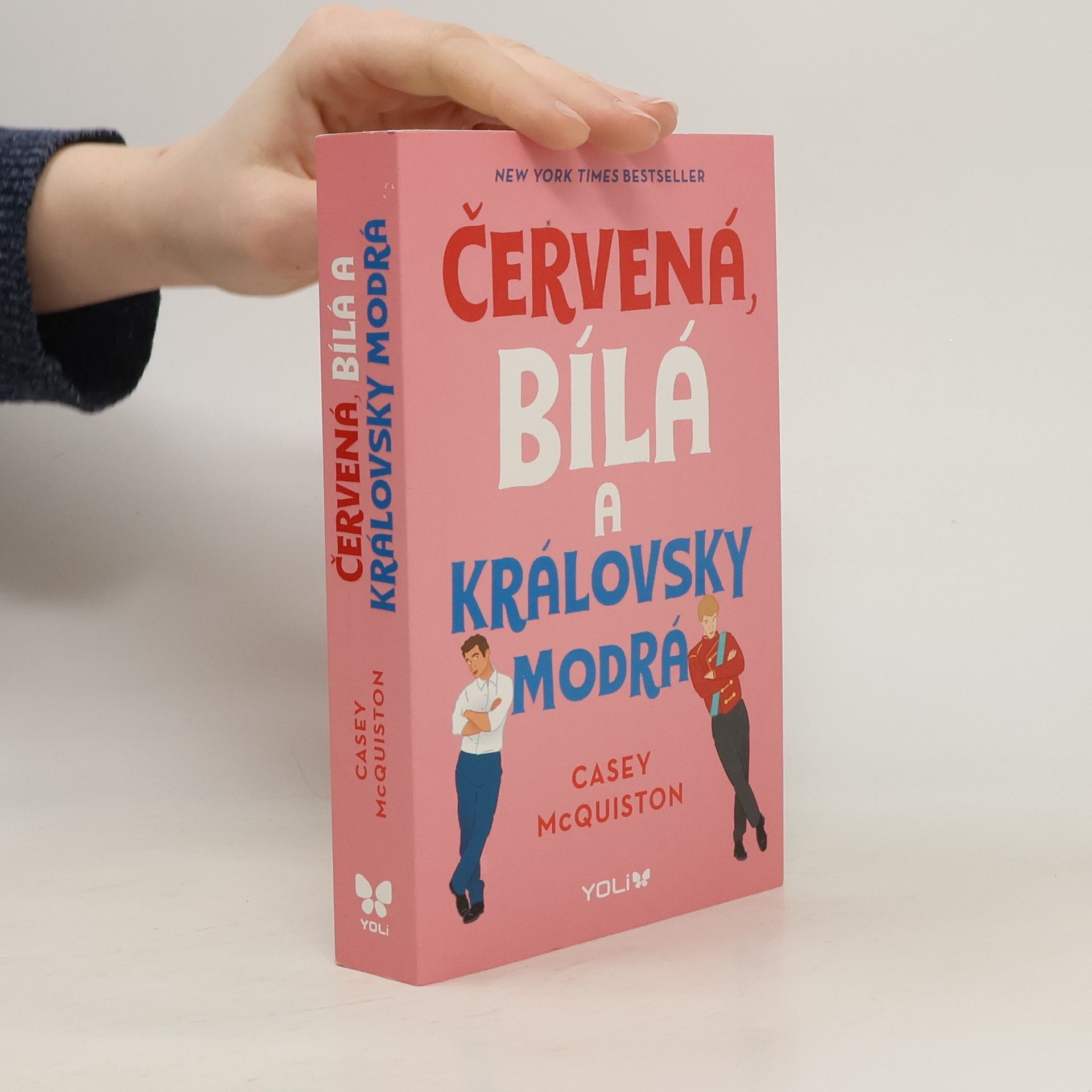 Casey McQuiston Červená, bílá a královsky modrá