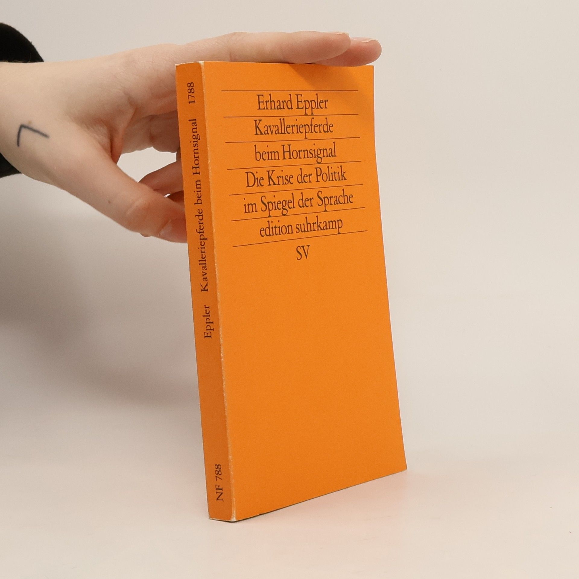 Erhard Eppler Kavalleriepferde beim Hornsignal