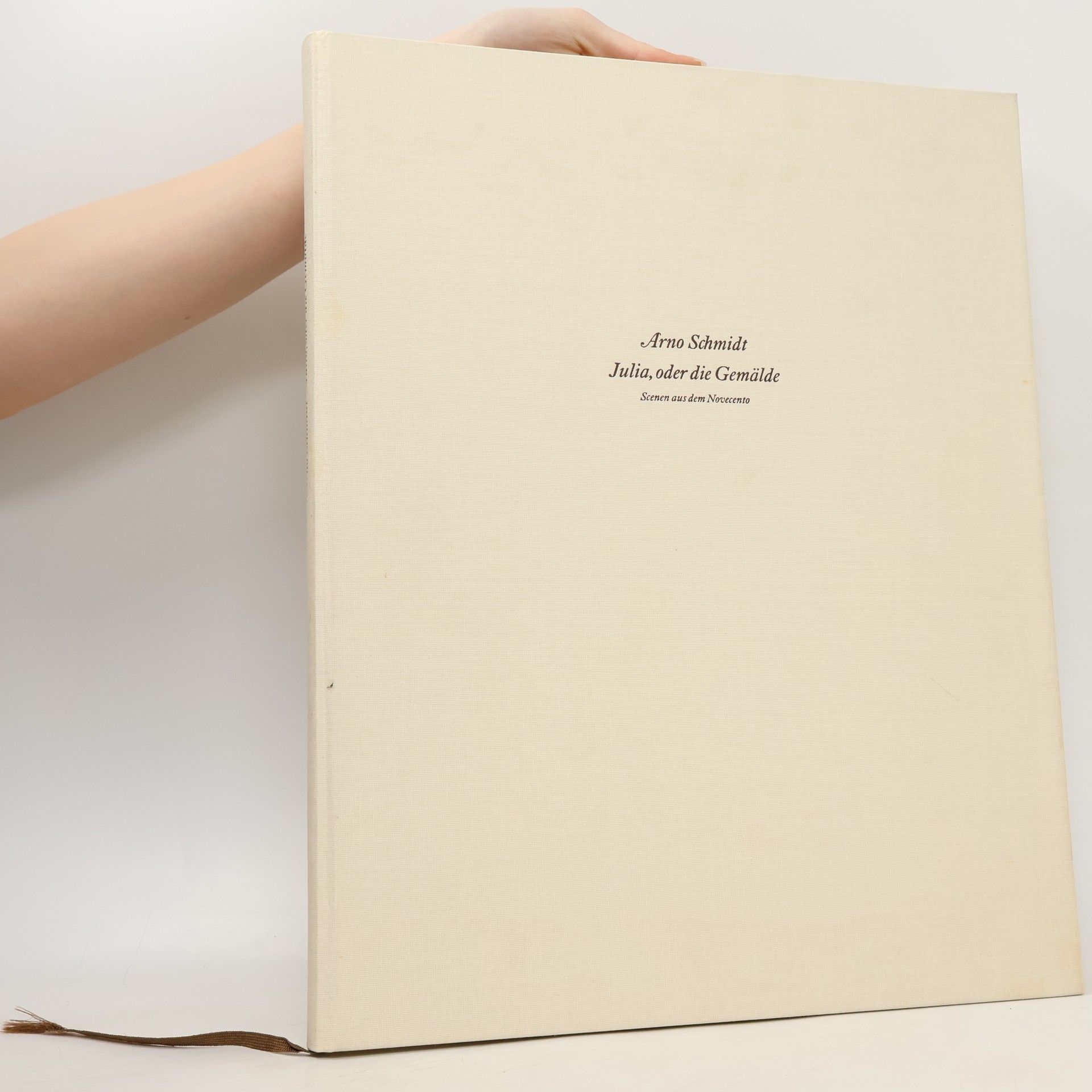 Arno Schmidt Julia, oder die Gemälde