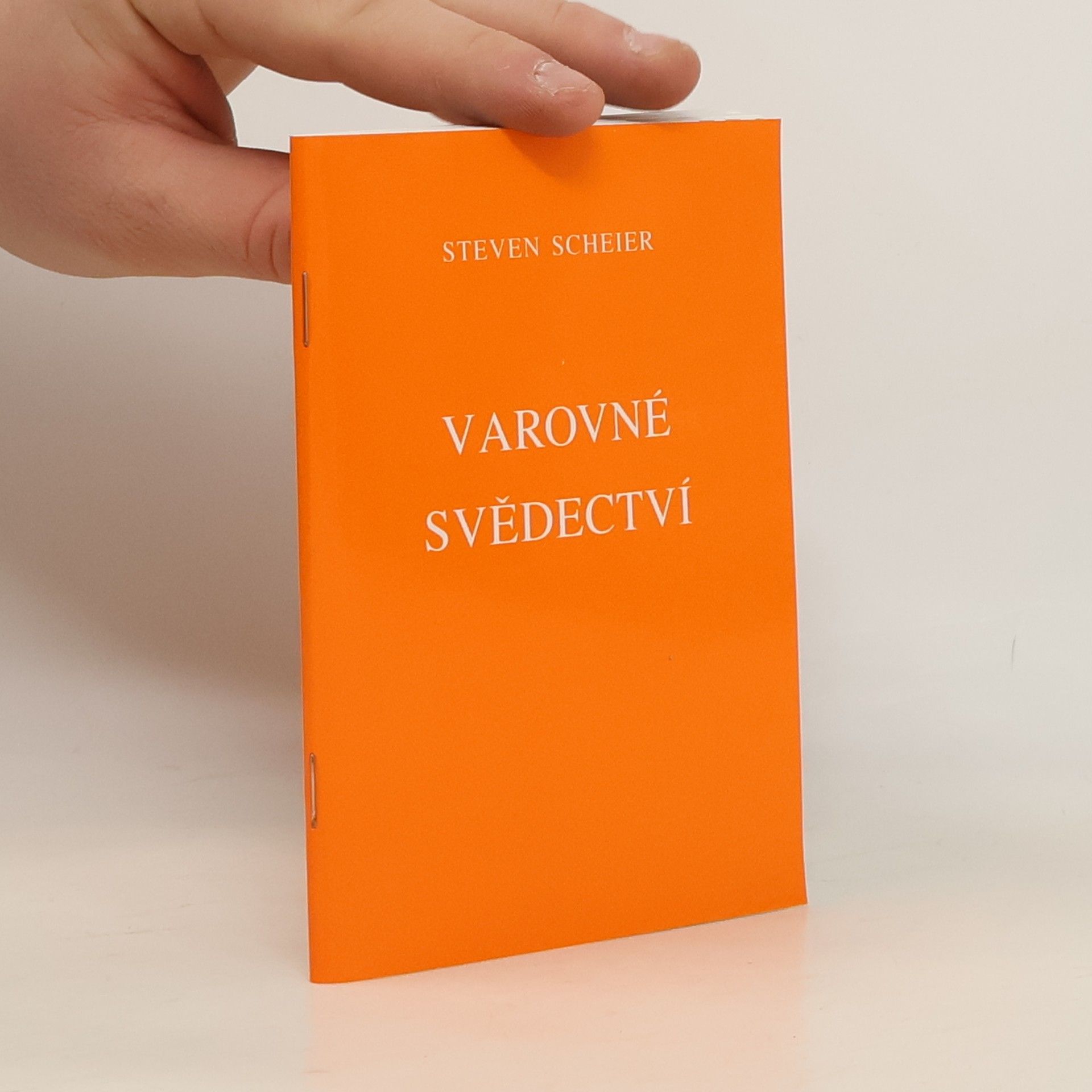 Steven Scheier Varovné svědectví