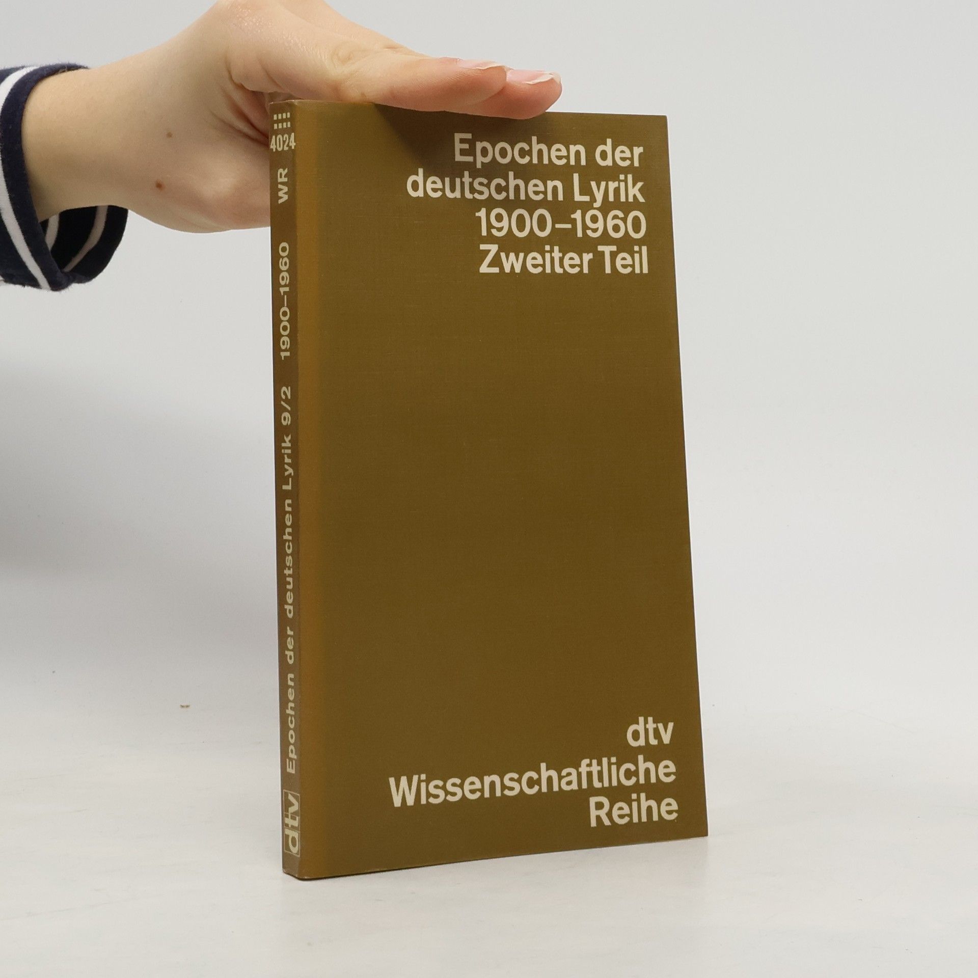 Gisela Lindemann Epochen der deutschen Lyrik 1900-1960. Zweiter Teil
