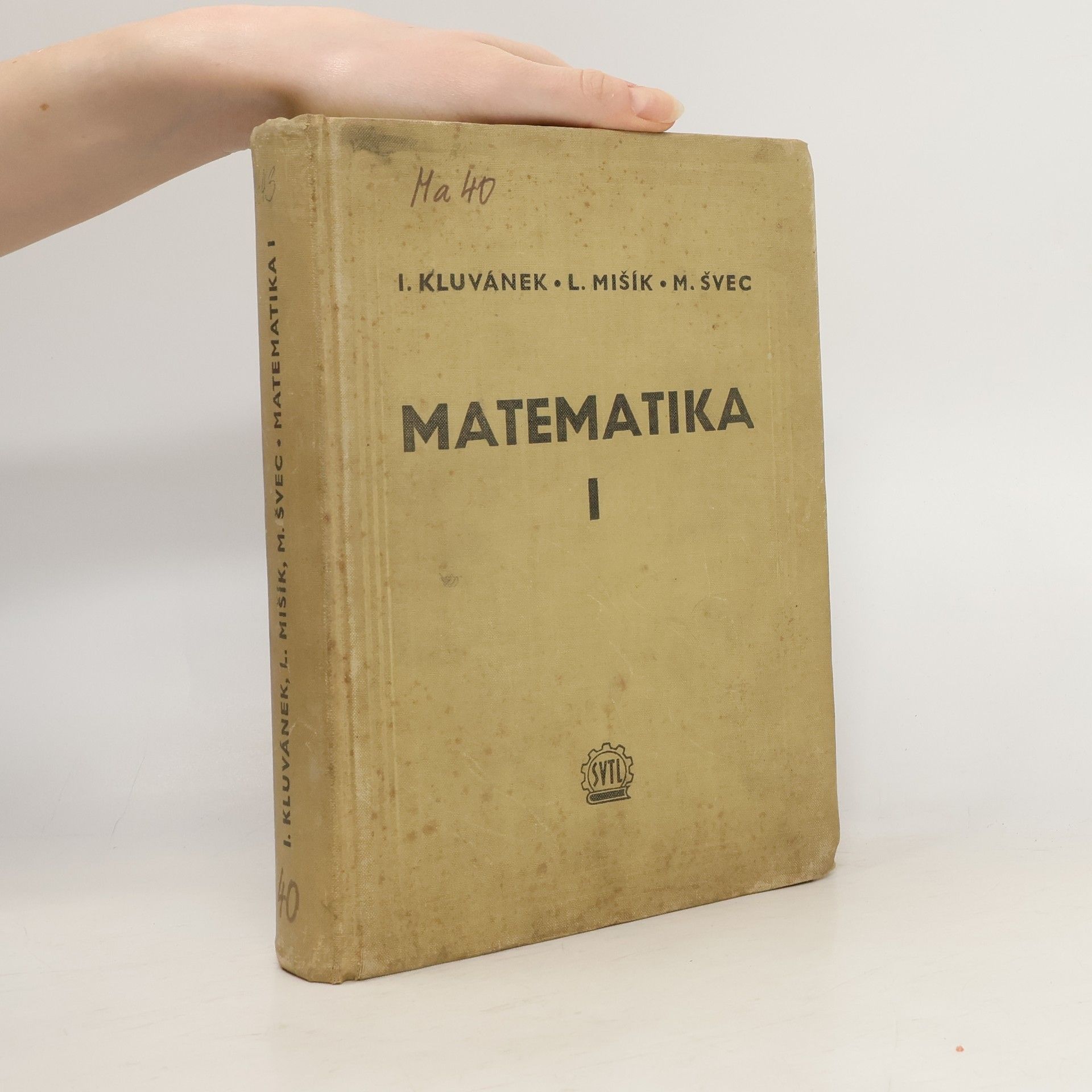 Igor Kluvánek Matematika 1