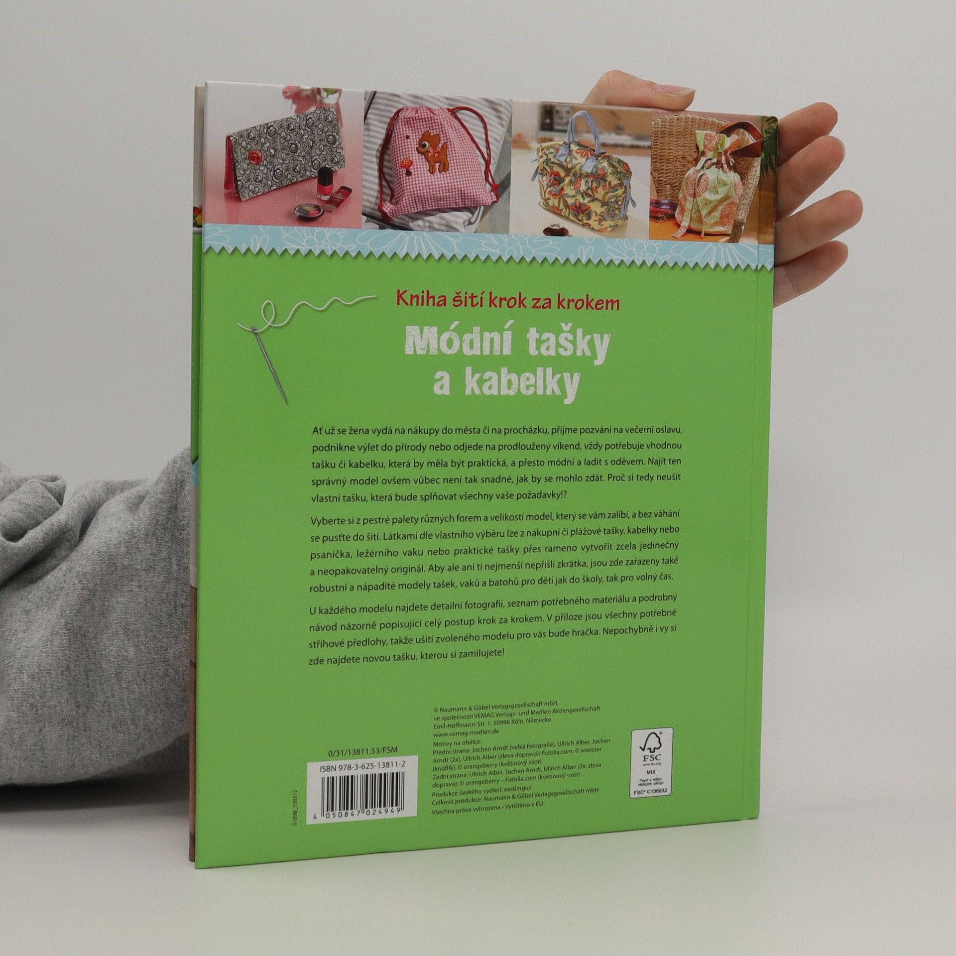 Rabea Rauer Kniha šití krok za krokem. Módní tašky a kabelky