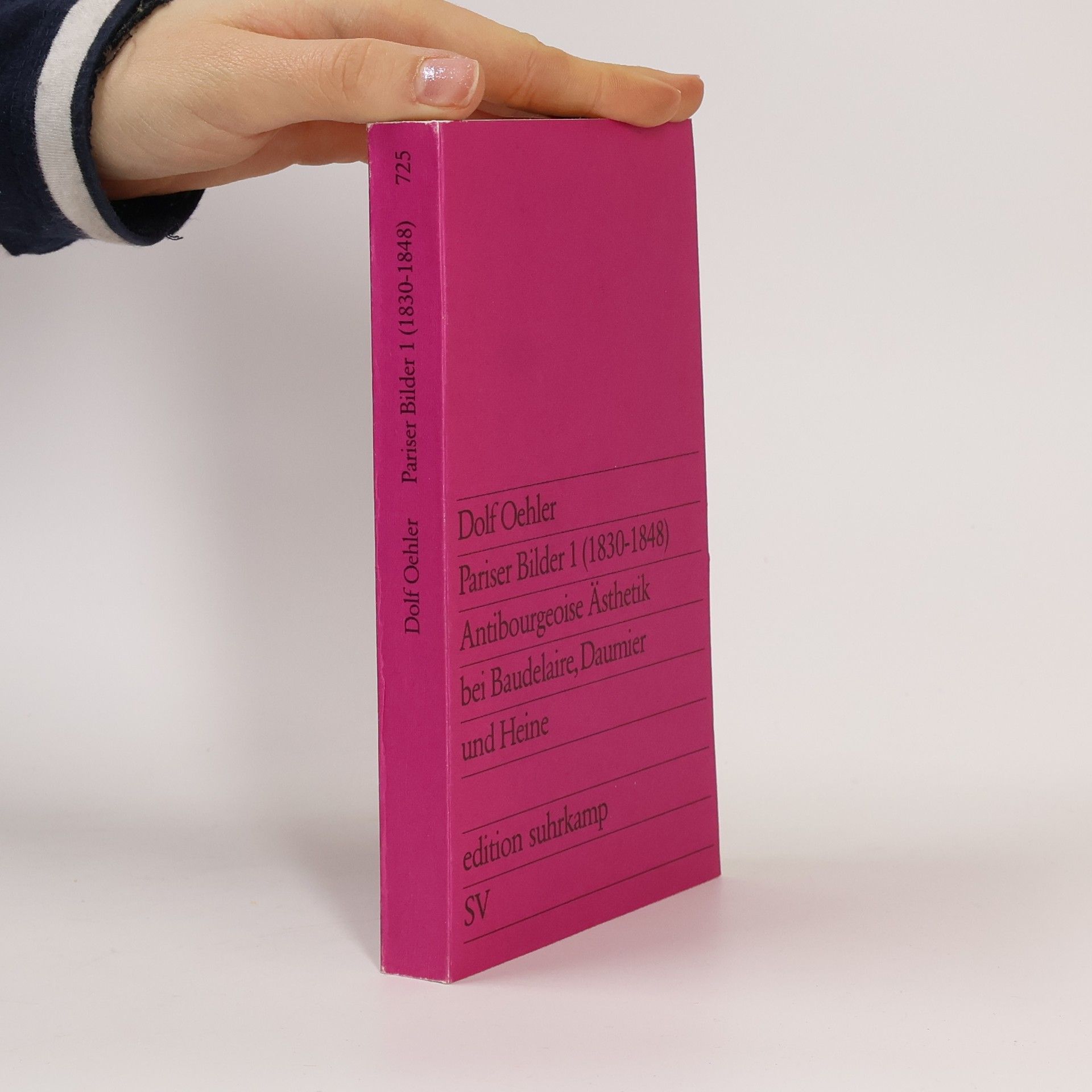 Dolf Oehler Pariser Bilder. Tl.1