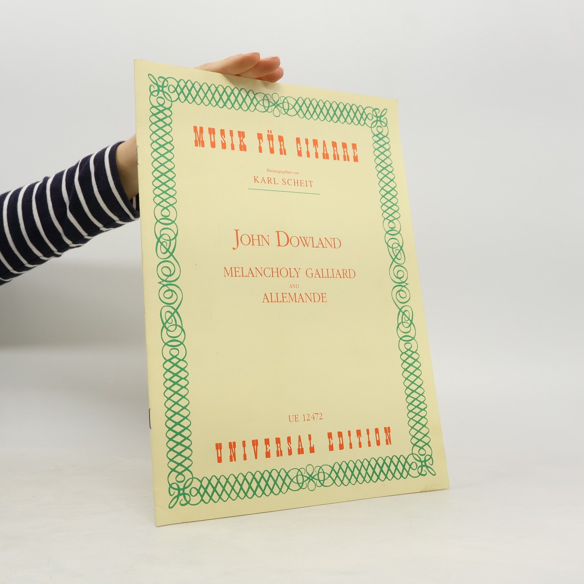 John Dowland Musik für Gitarre: Melancholy Galliard and Allemande