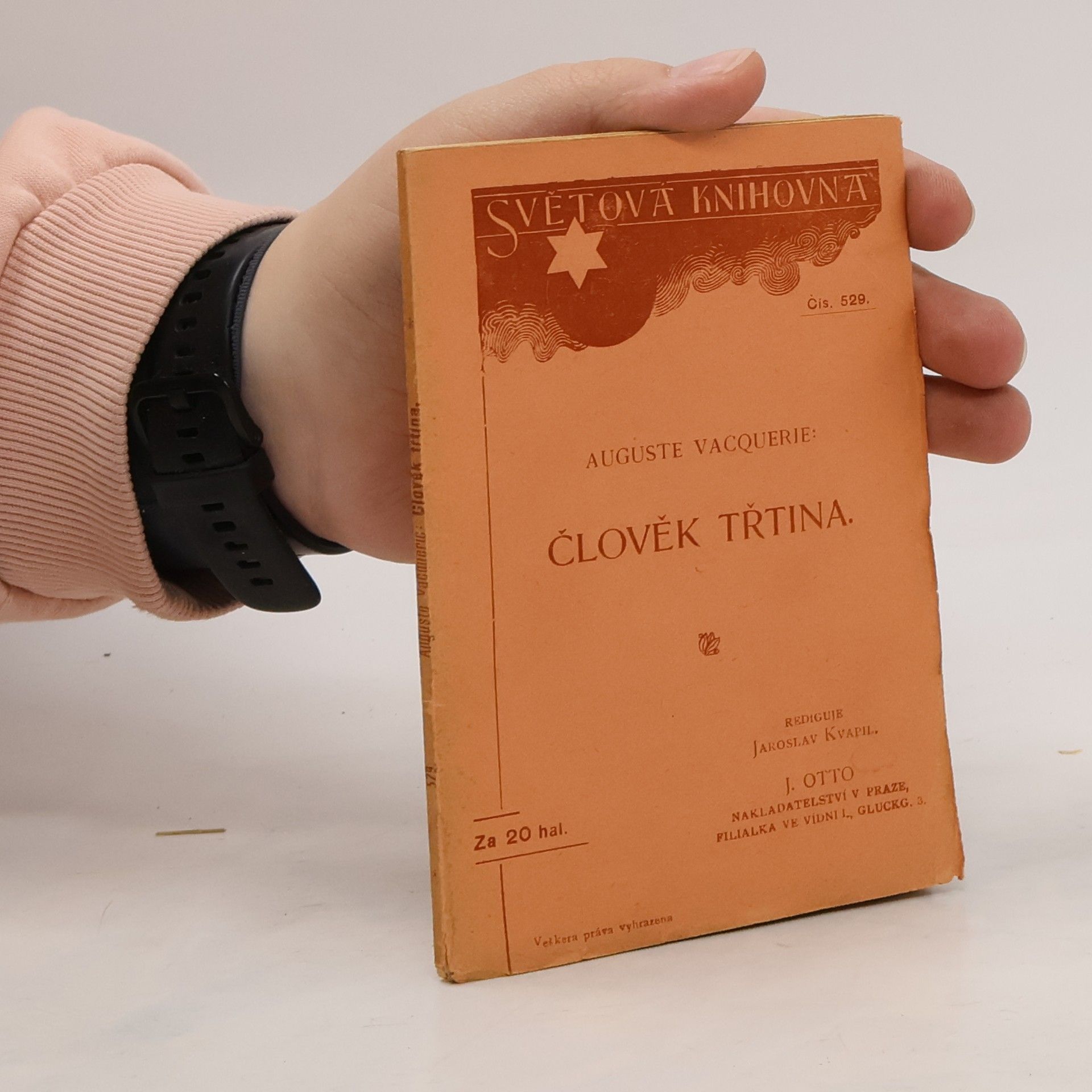 Auguste Vacquerie Člověk třtina