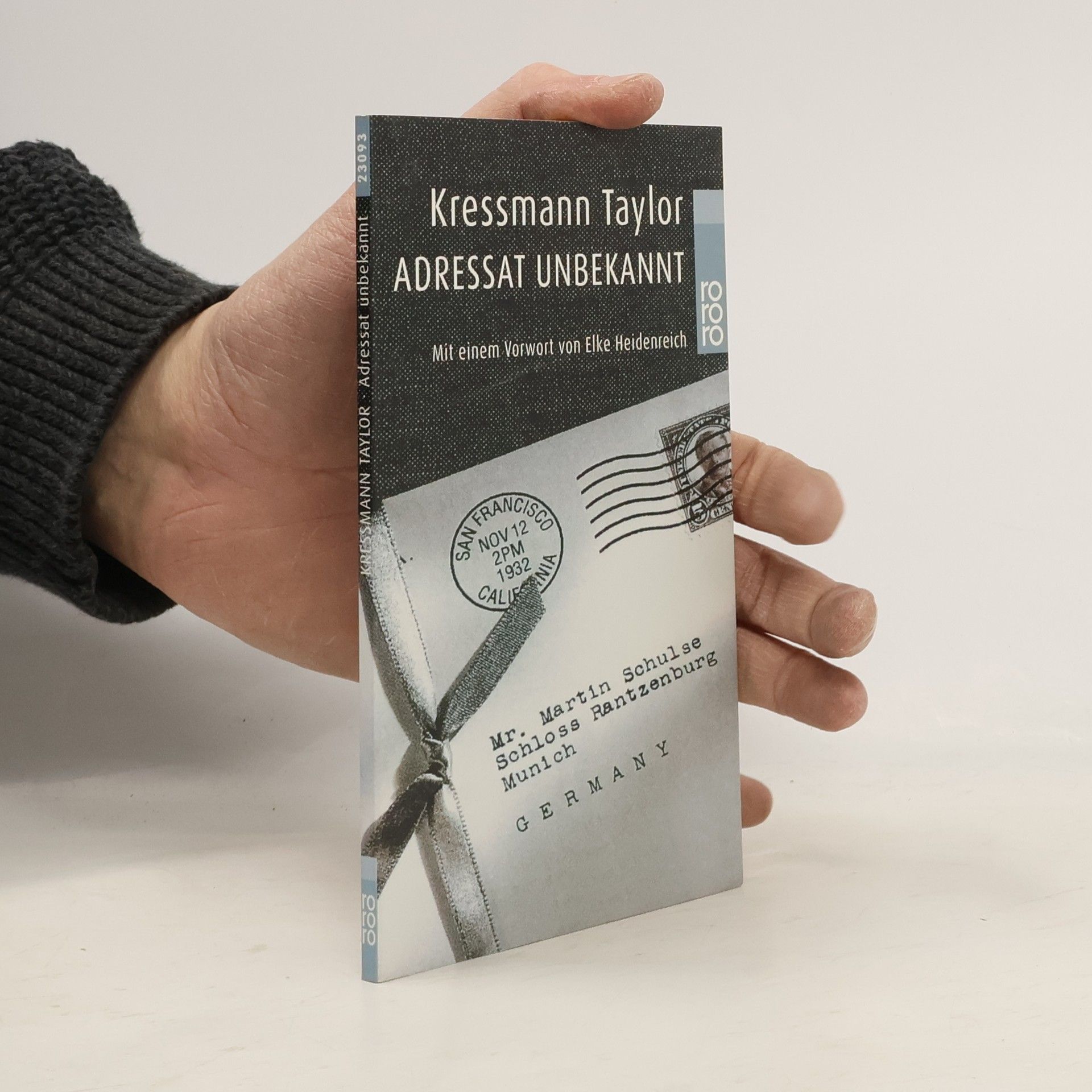 Kathrine Kressmann Taylor Adressat Unbekannt