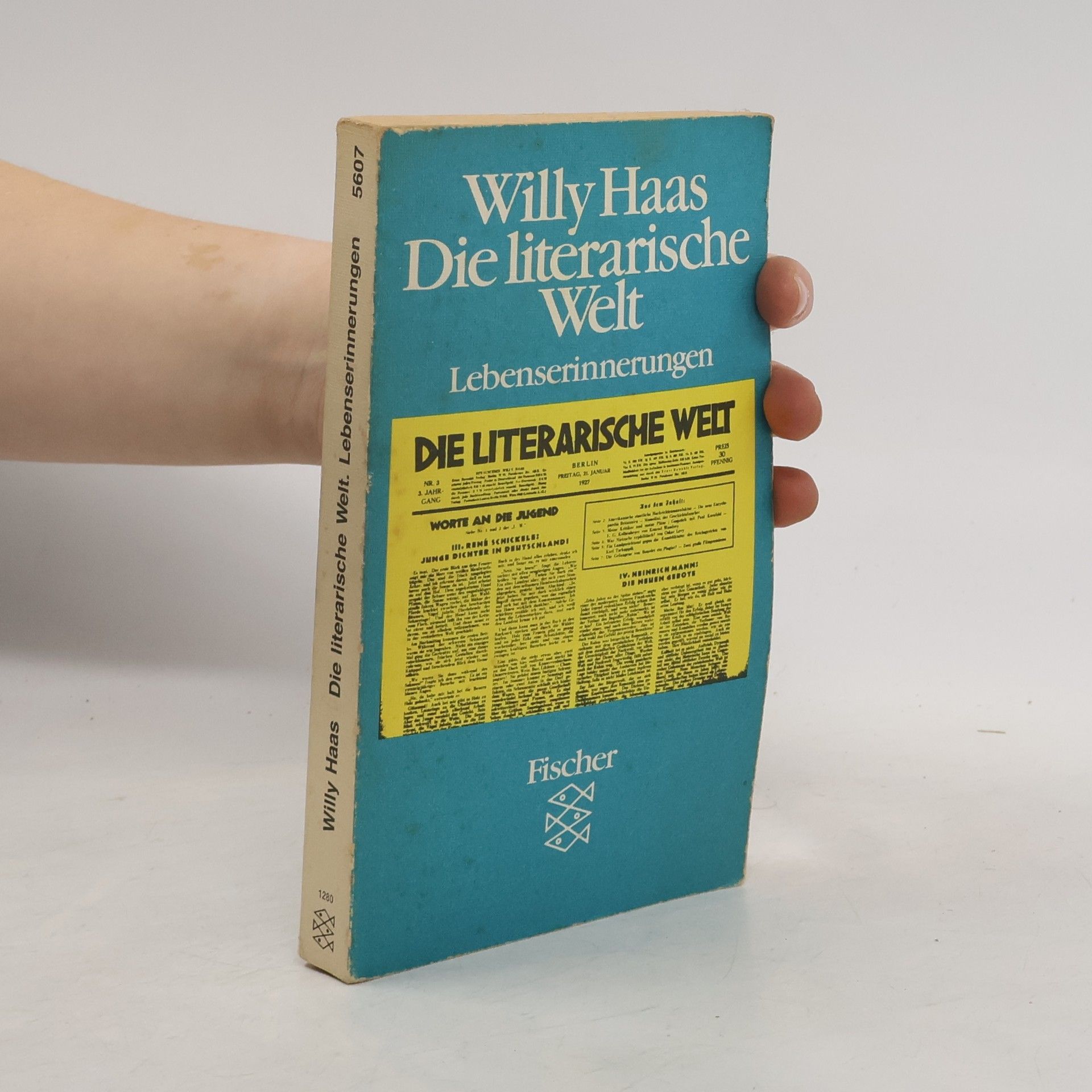 Willy Haas Die literarische Welt