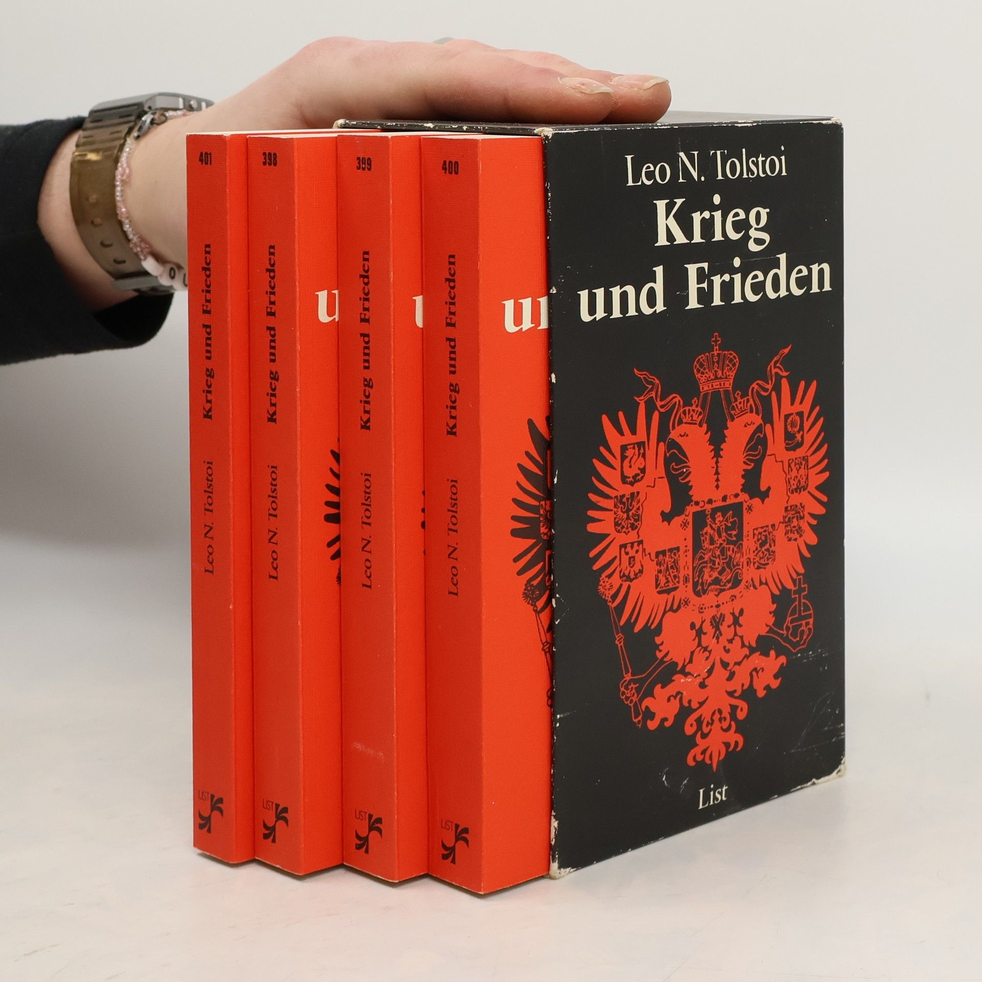 Lew Nikolajewitsch Tolstoi Krieg und Frieden Box 1-4