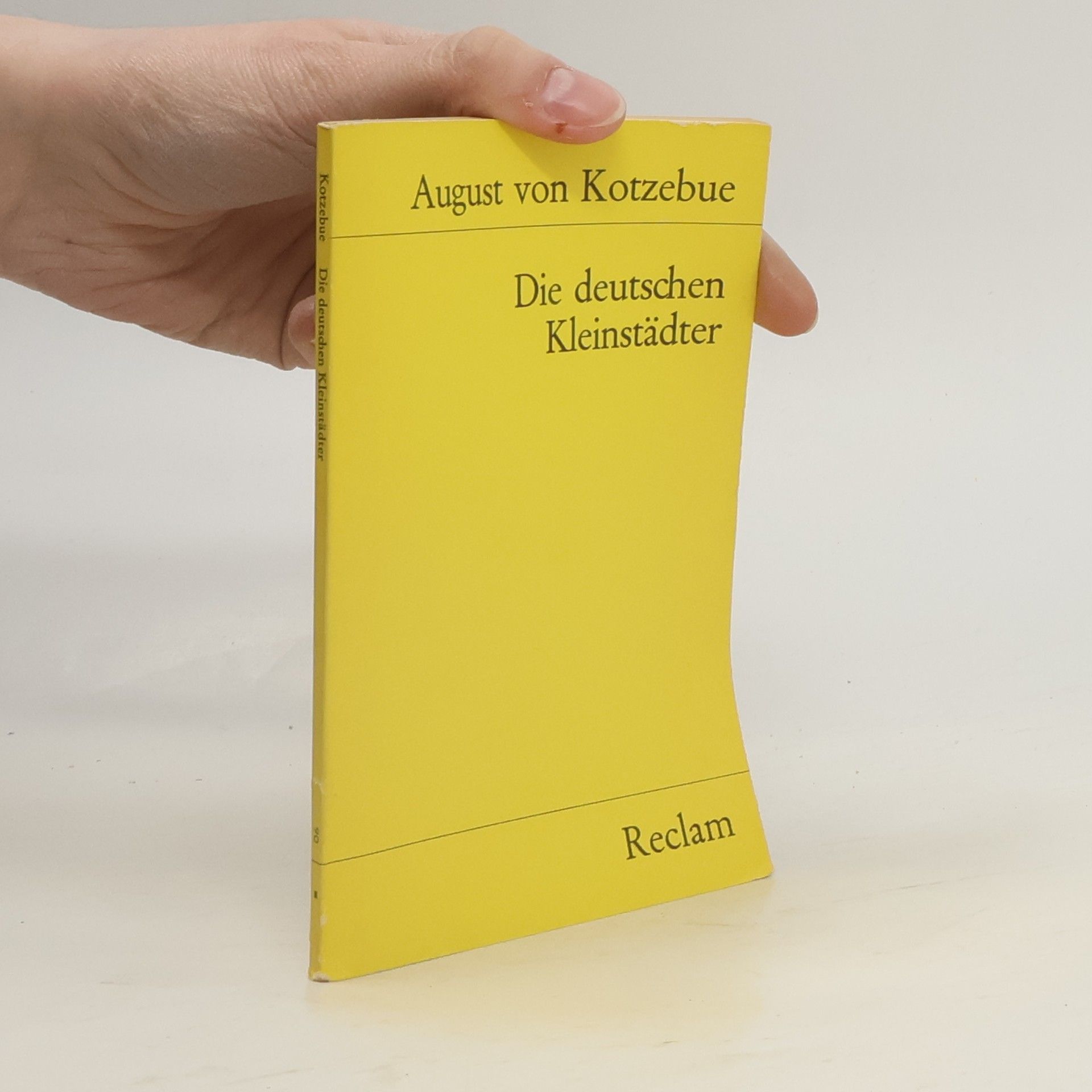 August Von Kotzebue Die deutschen Kleinstädter