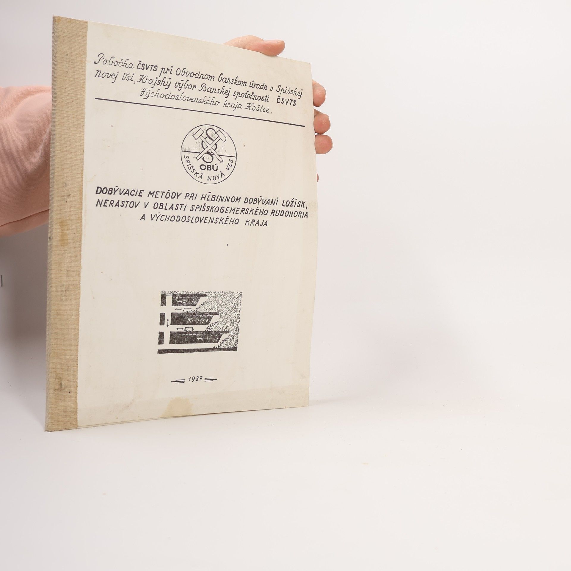 Tibor Solár Dobývacie metódy pri hlbinnom dobývaní ložisk, nerastov v oblasti spišskogemerského rudohoria a východoslovenského kraja