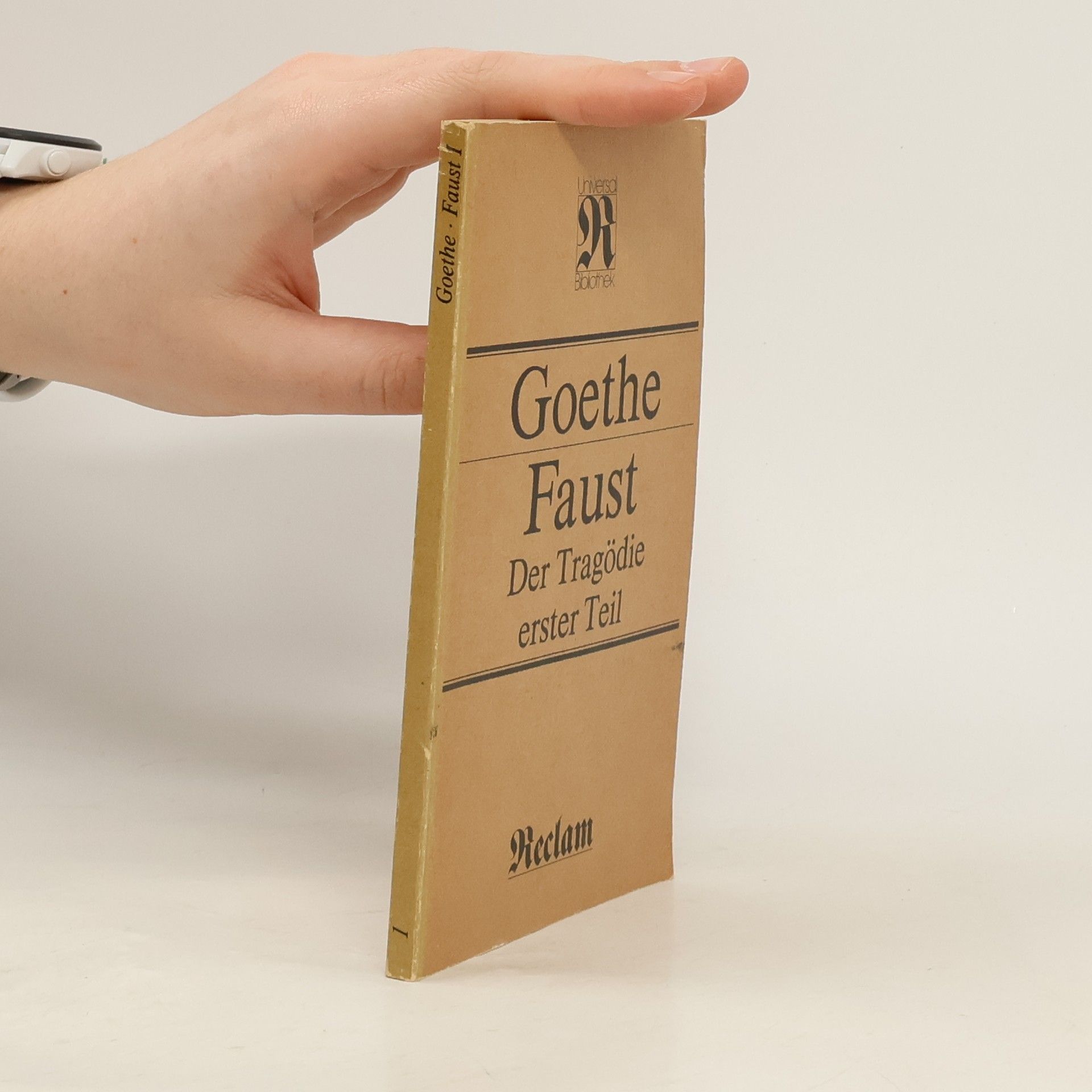 Johann Wolfgang von Goethe Faust. Der Tragödie. Erster Teil