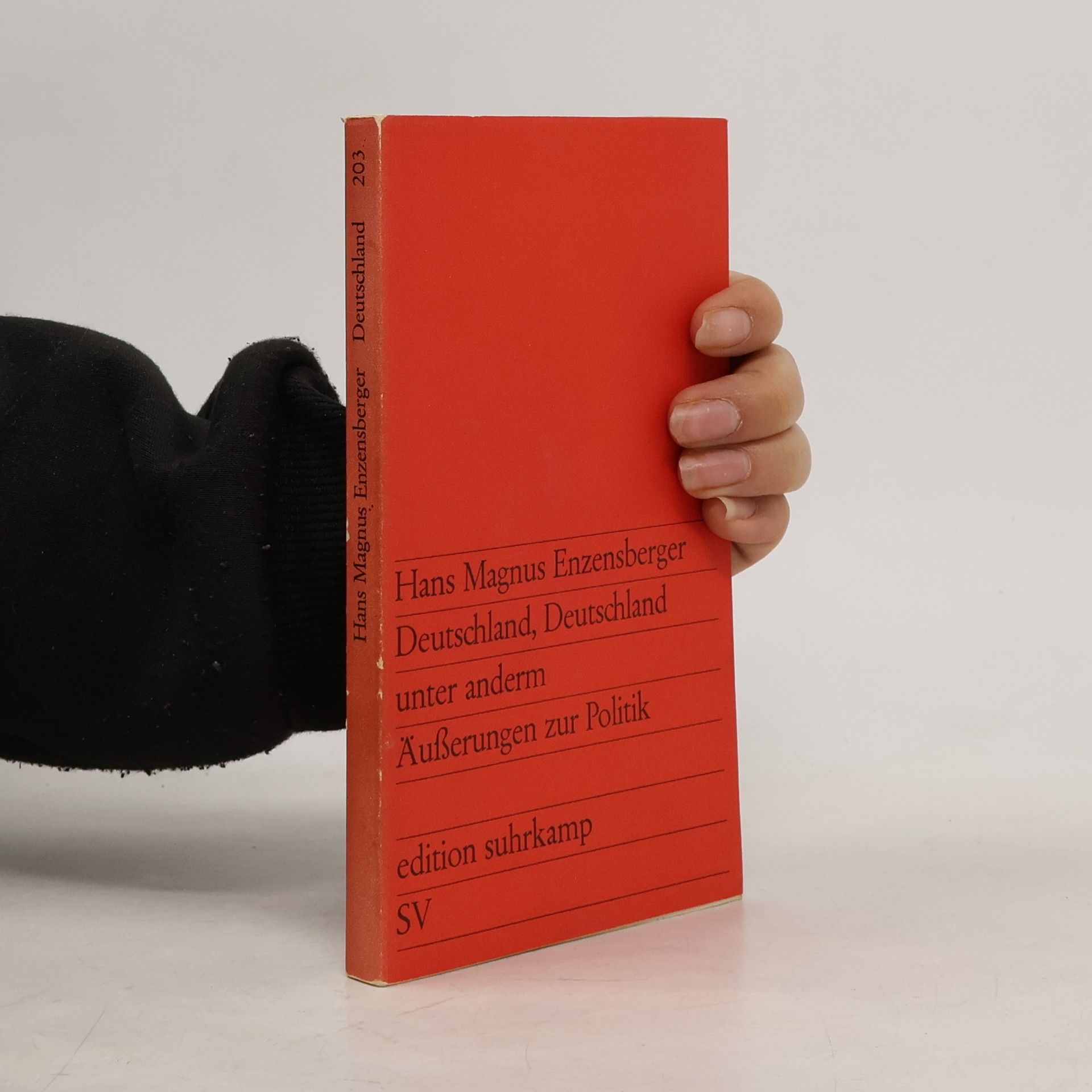 Hans Magnus Enzensberger Deutschland, Deutschland unter anderm Äußerungen zur Politik