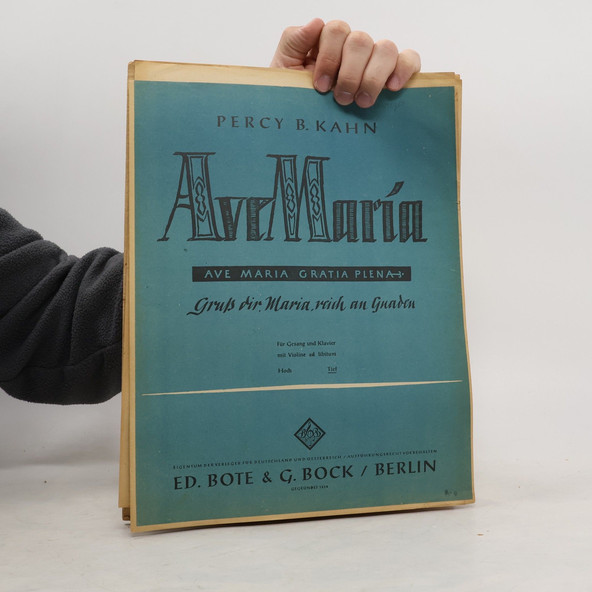 Percy B. Kahn Ave Maria