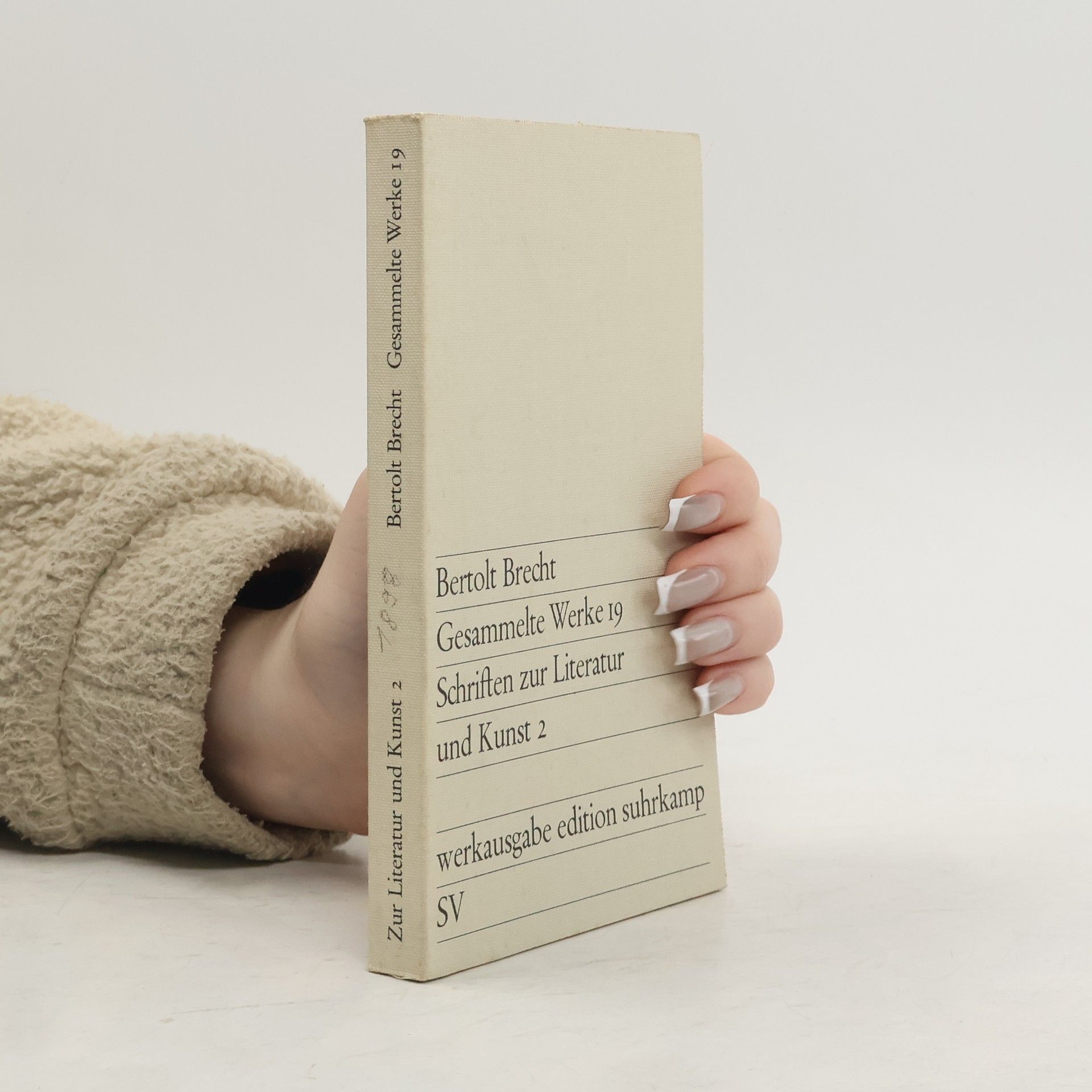 Bertolt Brecht Gesammelte Werke 19. Schriften zum Literatur und Kunst 2