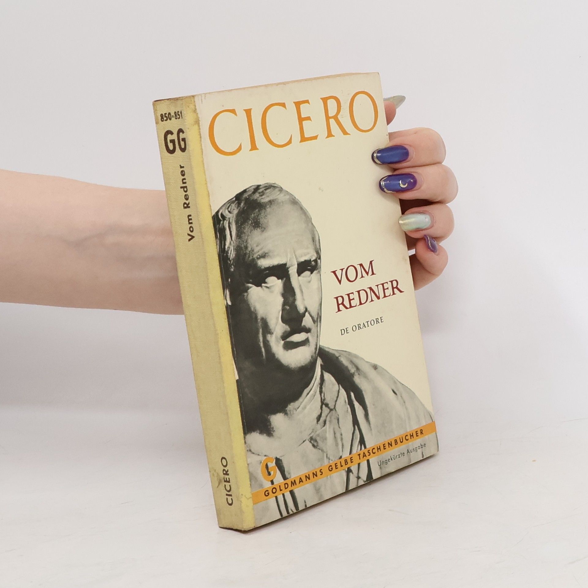 Marcus Tullius Cicero vom Redner