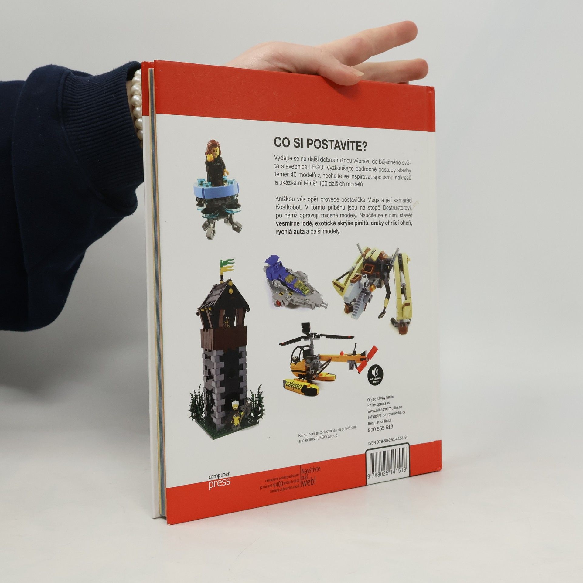 Megan Rothrock LEGO - cesta za dobrodružstvím: Vesmírné lodě, piráti, draci a další!